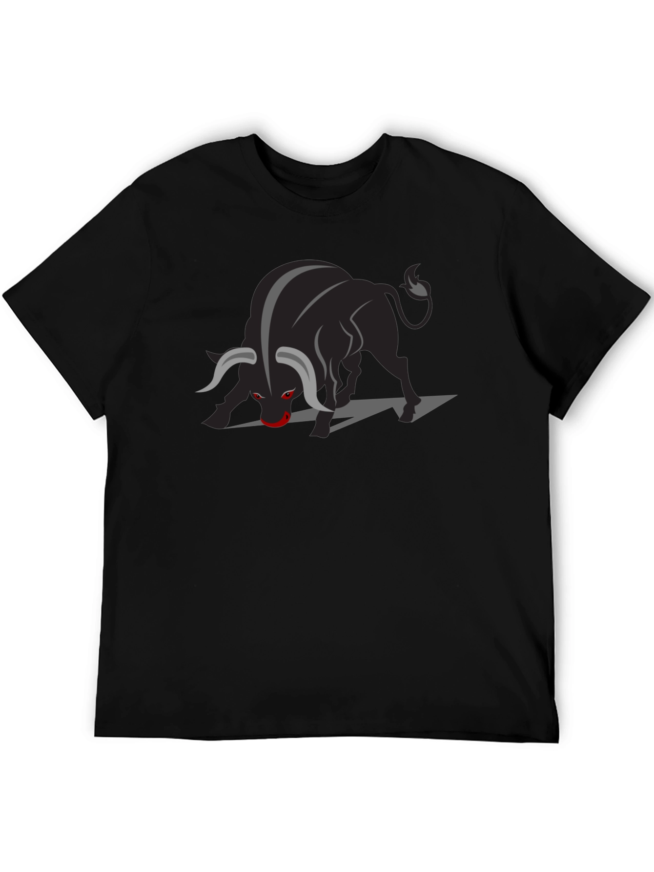 Black Bull Graphic Tee - Bold & Stylish