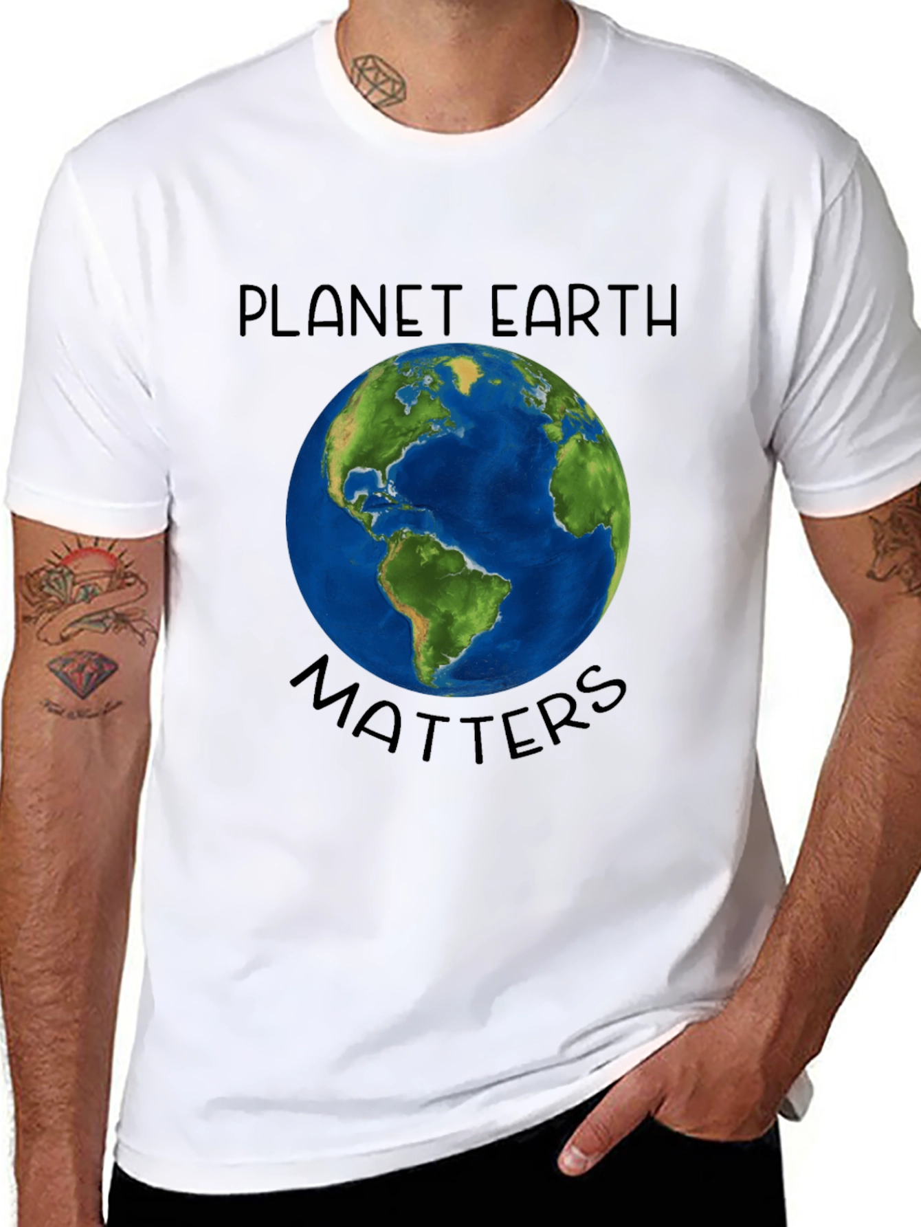 Planet Earth Matters Graphic T-Shirt
