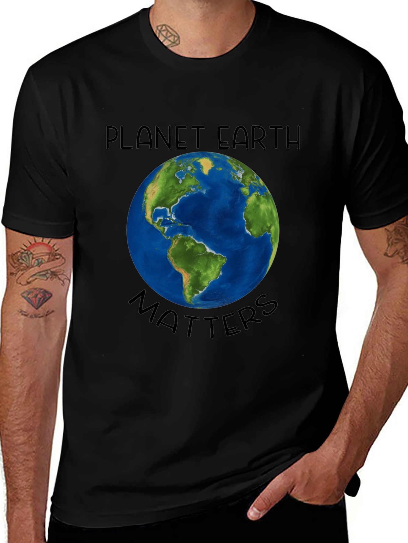 Planet Earth Matters Graphic T-Shirt
