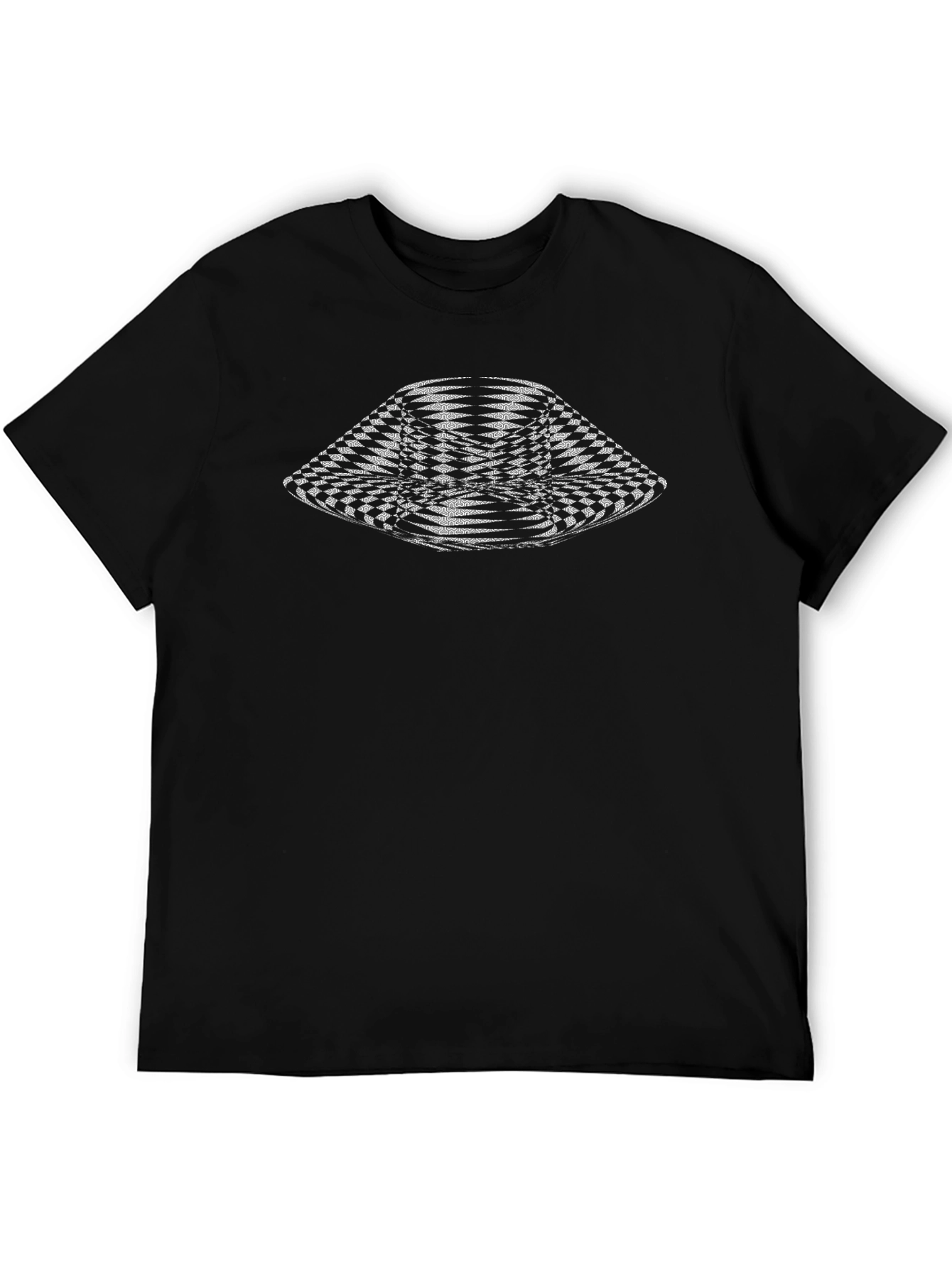 Optical Illusion UFO Graphic Tee
