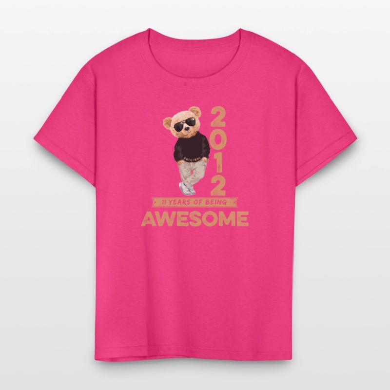 2012 Geburtstag Teddy Bear Awesome