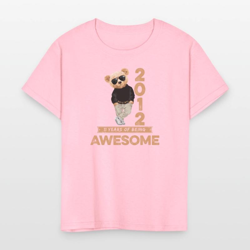 2012 Geburtstag Teddy Bear Awesome