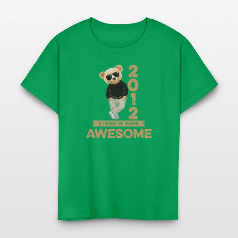 2012 Geburtstag Teddy Bear Awesome