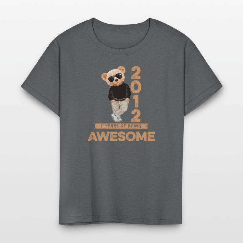 2012 Geburtstag Teddy Bear Awesome