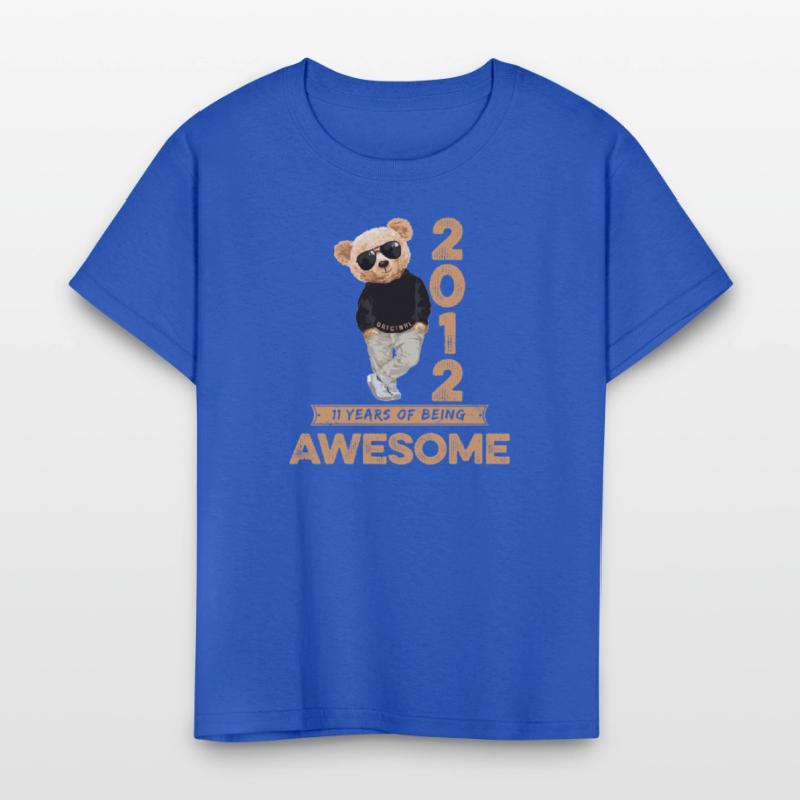 2012 Geburtstag Teddy Bear Awesome