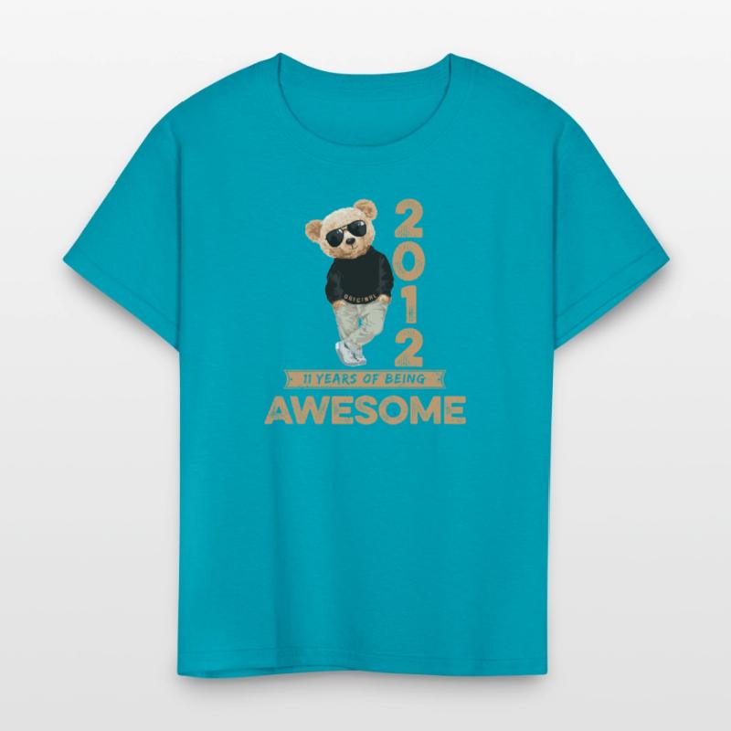 2012 Geburtstag Teddy Bear Awesome