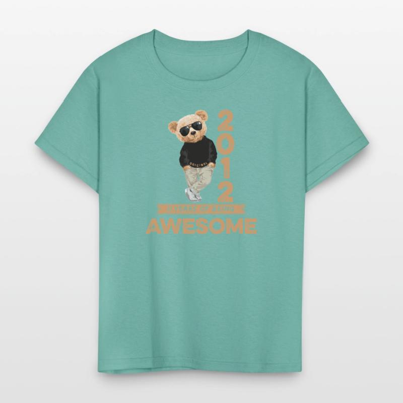 2012 Geburtstag Teddy Bear Awesome