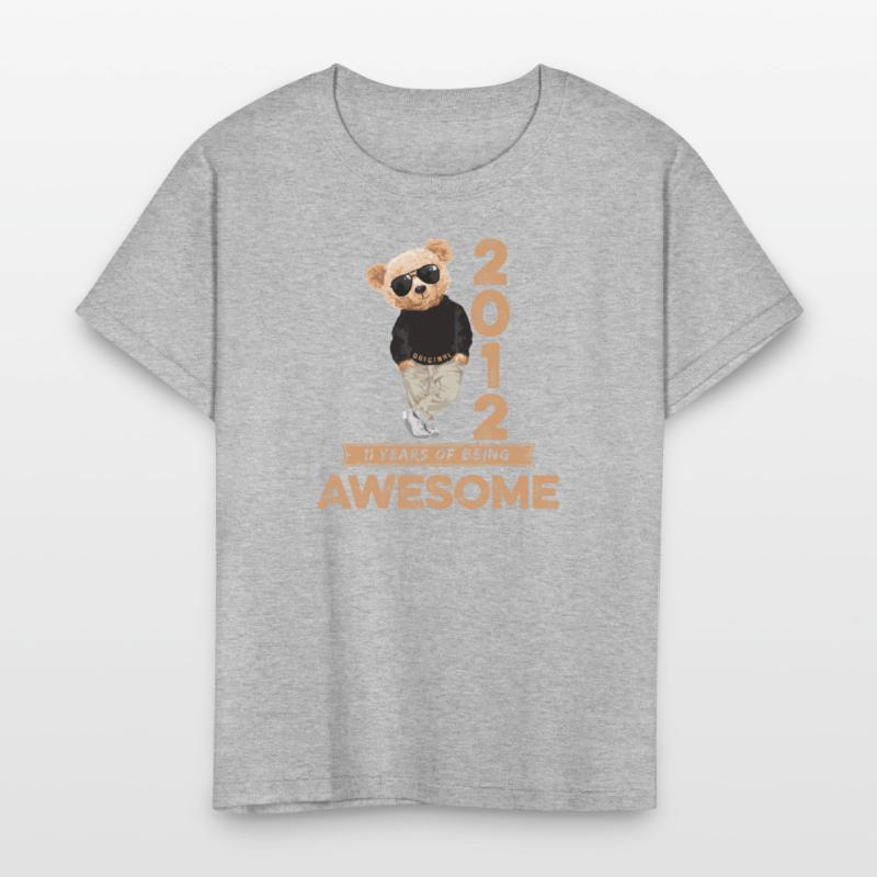 2012 Geburtstag Teddy Bear Awesome