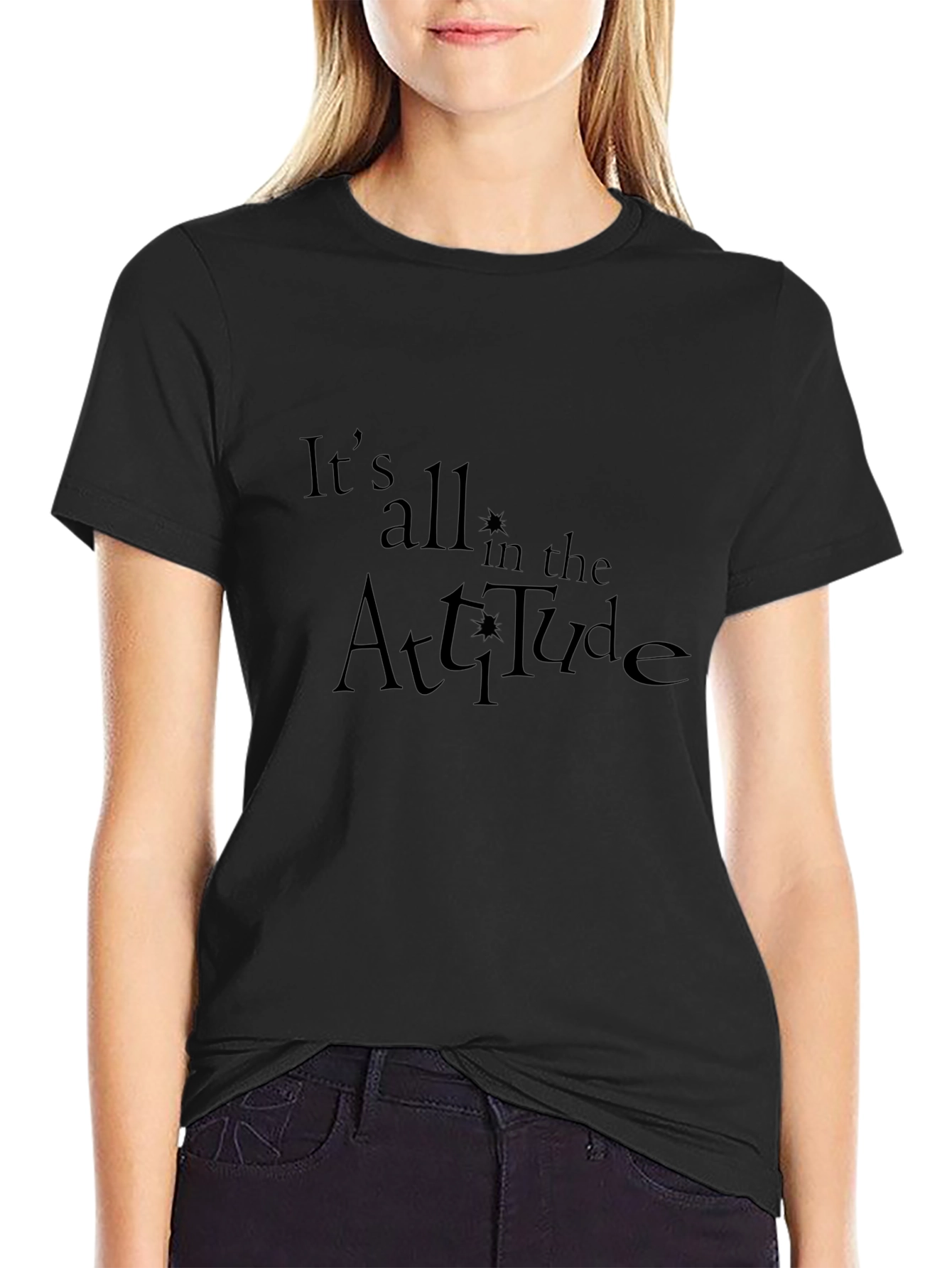 Attitude Graphic Tee - Stylish & Comfortable