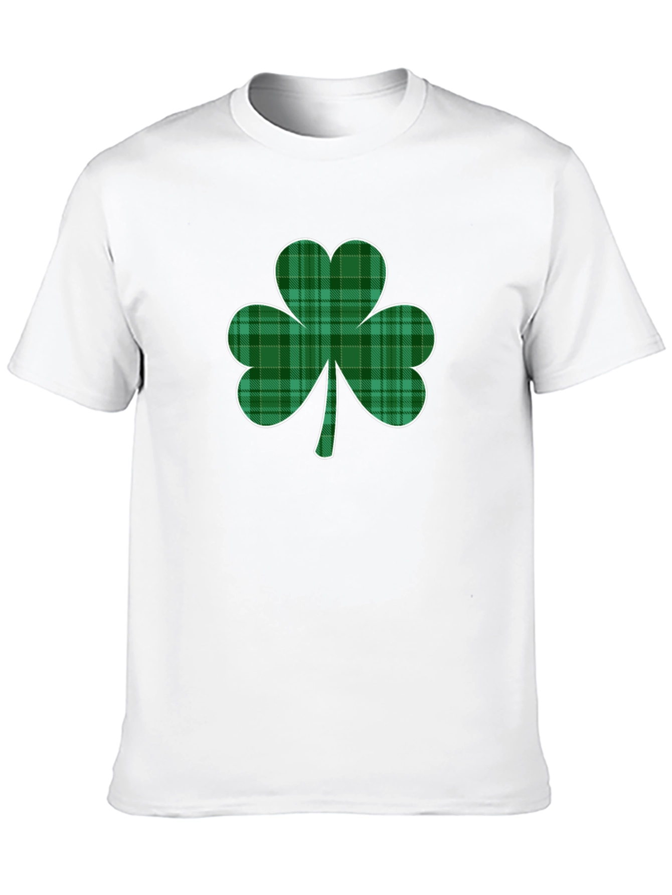 Plaid Shamrock Graphic Tee - St. Patricks Day