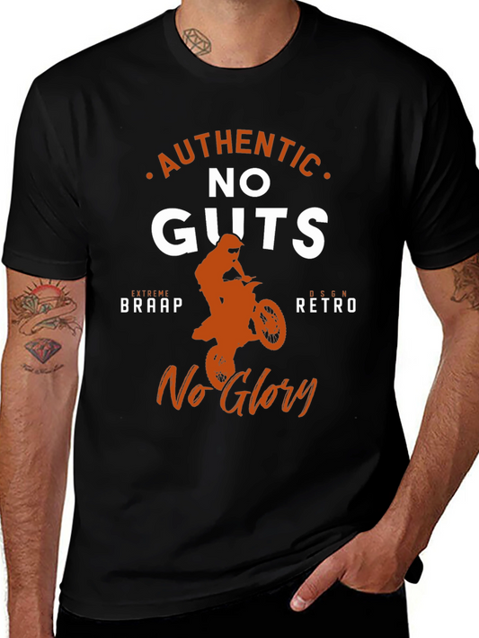 Authentic No Guts No Glory Motocross Graphic Tee