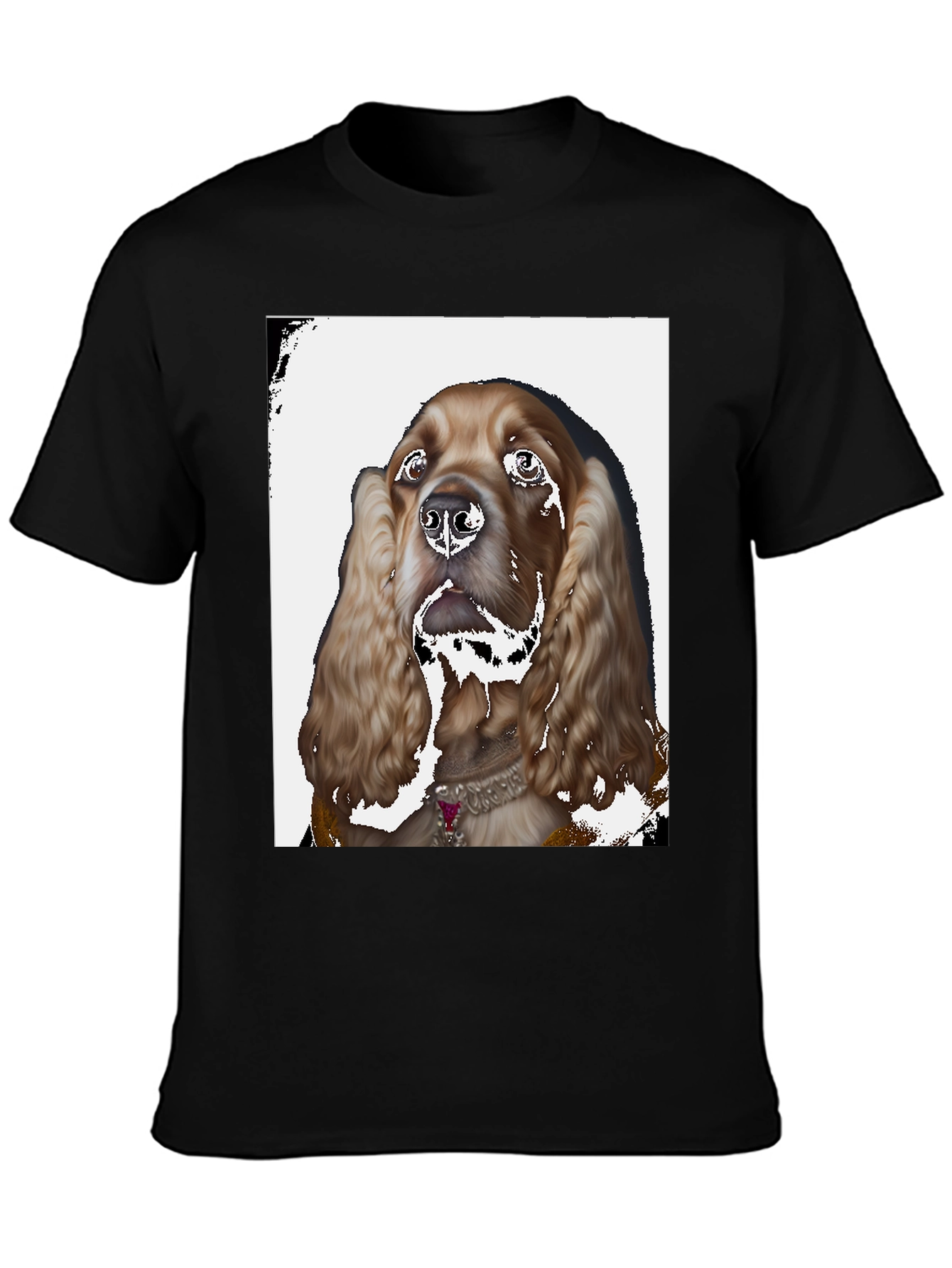 Cocker Spaniel T-Shirt - Unique Pet Portrait Tee