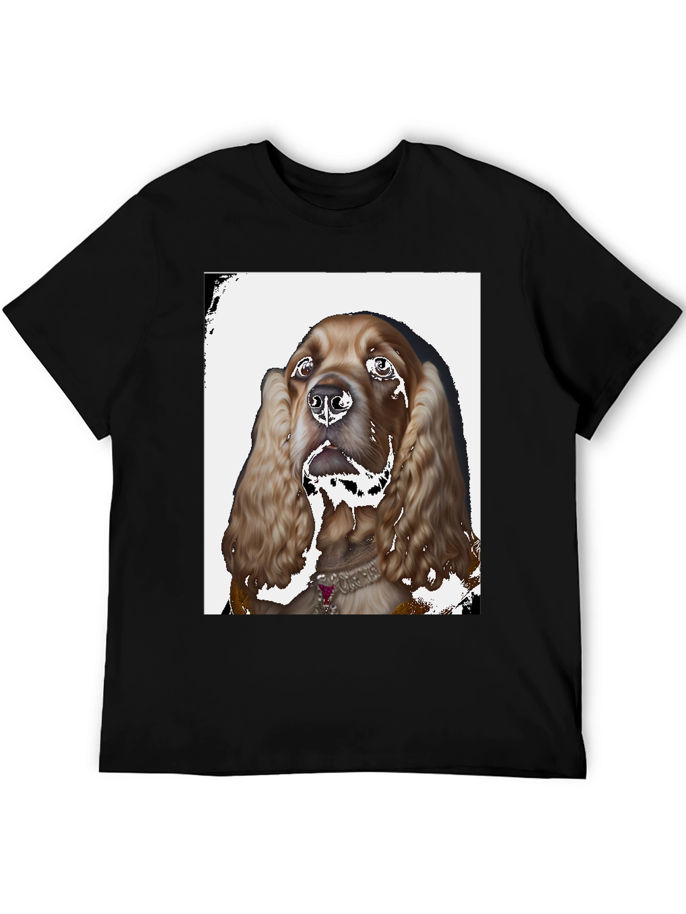 Cocker Spaniel T-Shirt - Unique Pet Portrait Tee