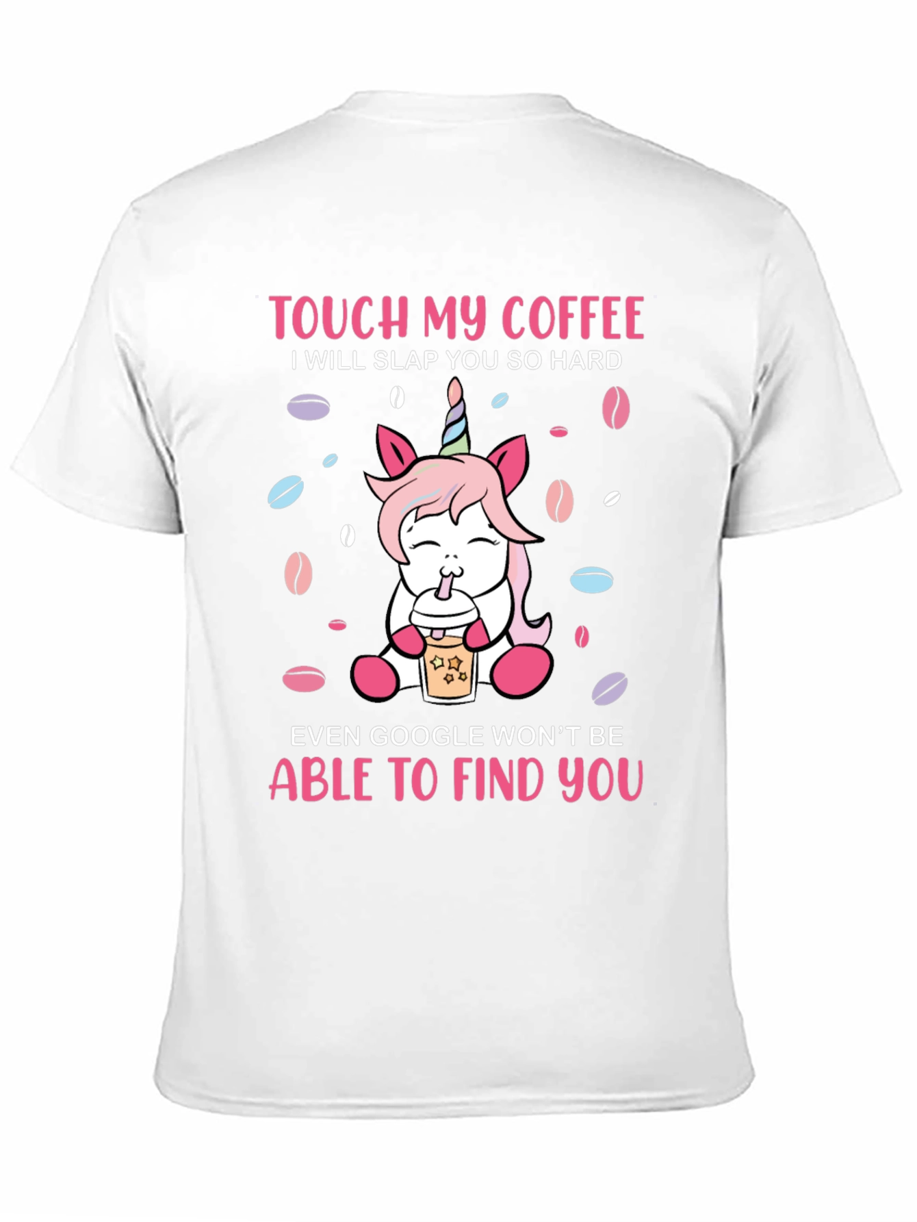 Unicorn Coffee Slap Graphic T-Shirt