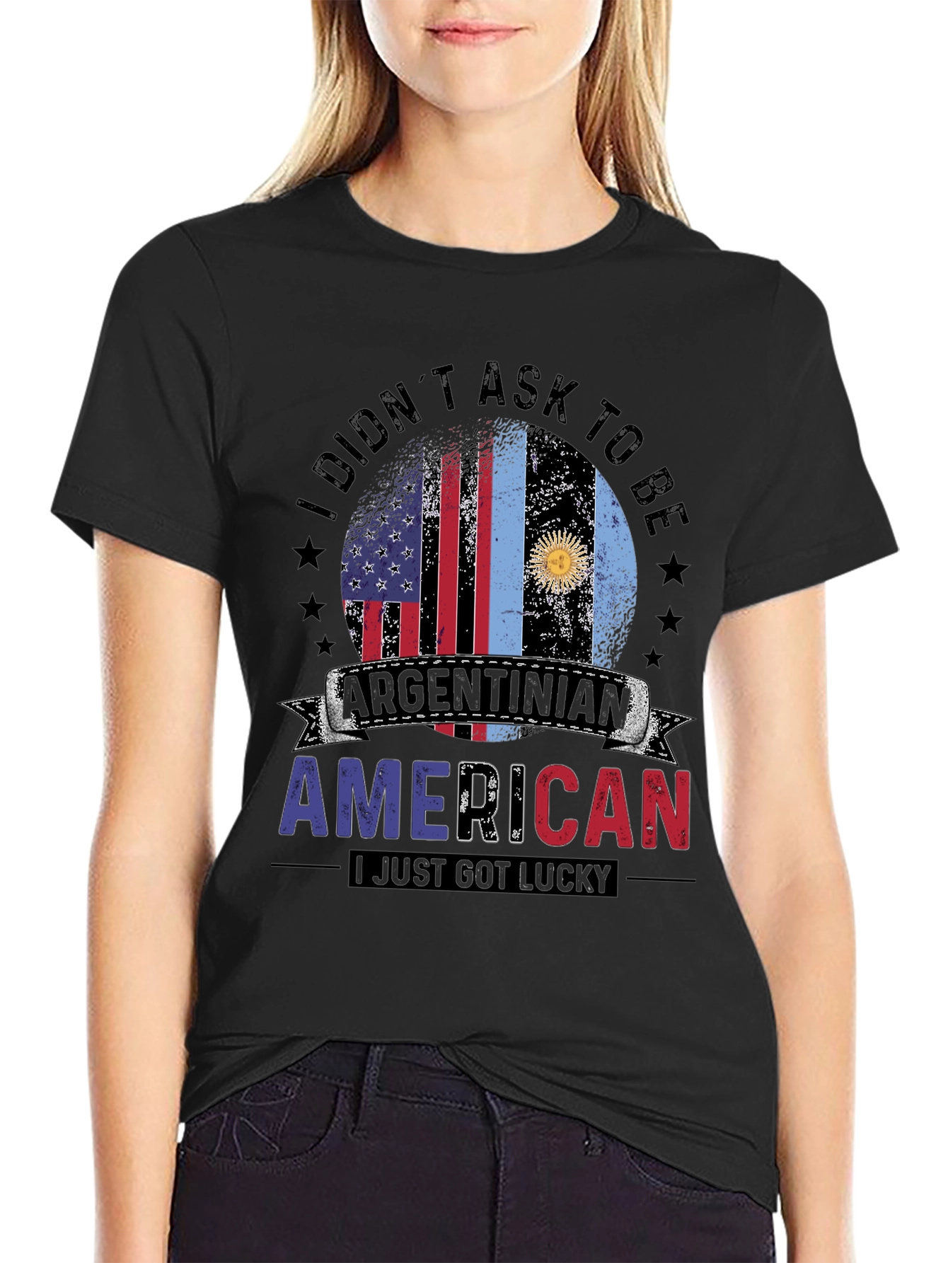 Argentinian American Lucky Graphic T-Shirt