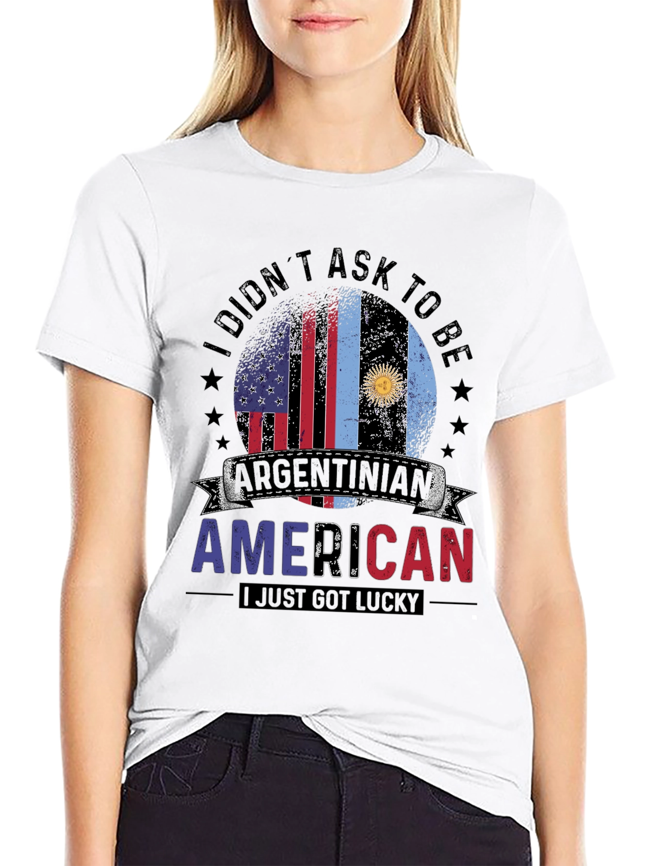 Argentinian American Lucky Graphic T-Shirt