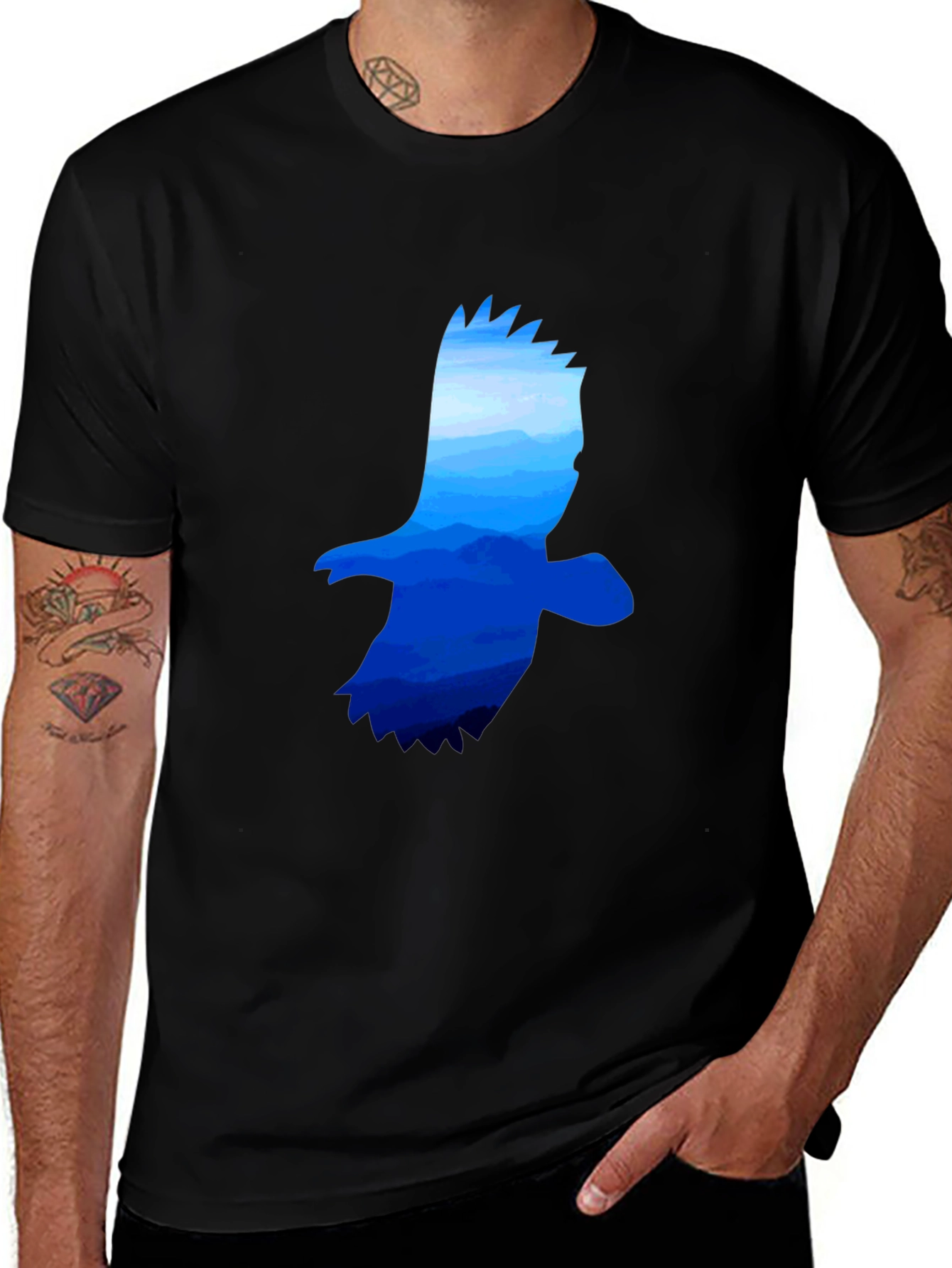 Eagle Silhouette Graphic Tee