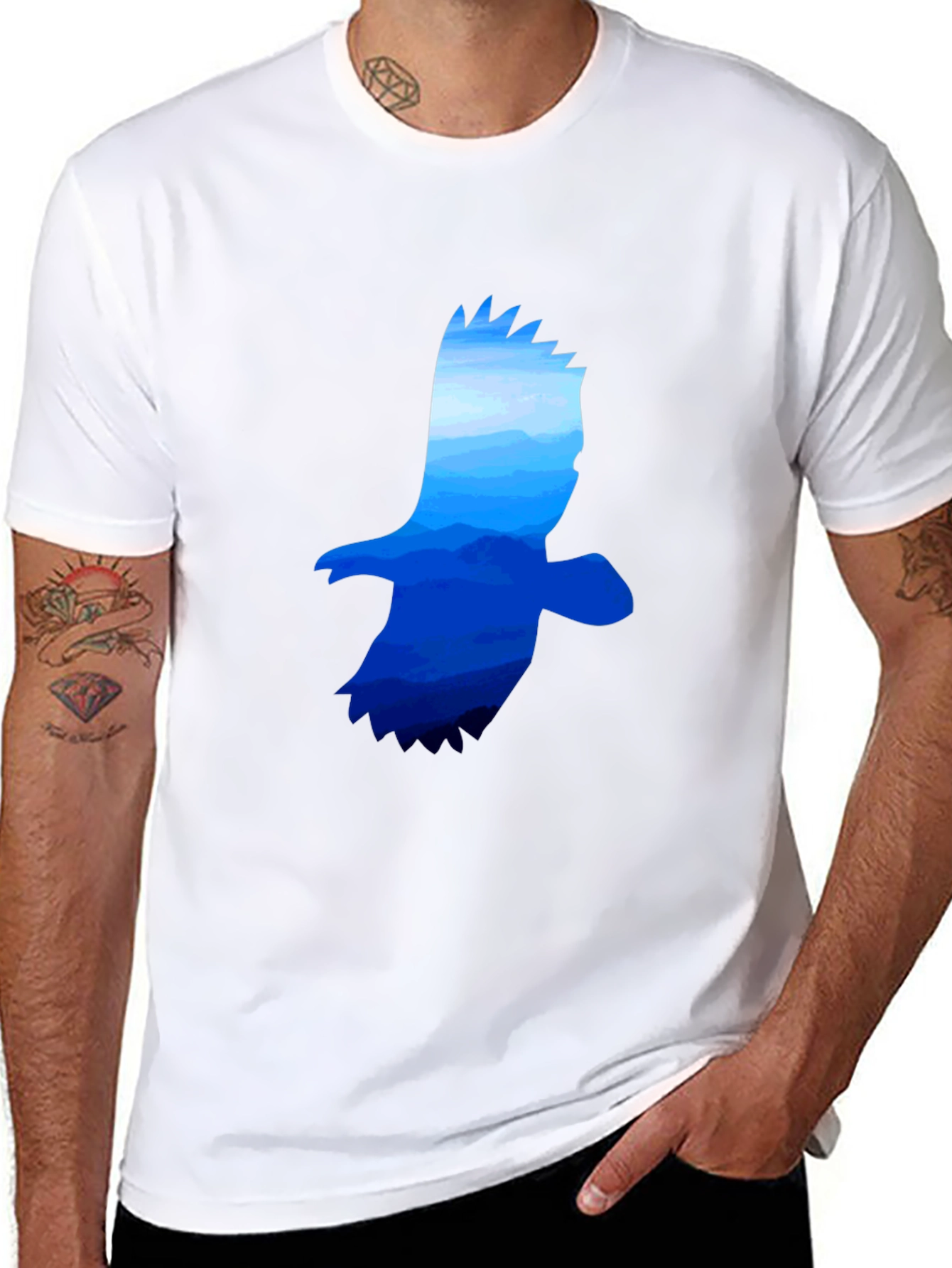 Eagle Silhouette Graphic Tee