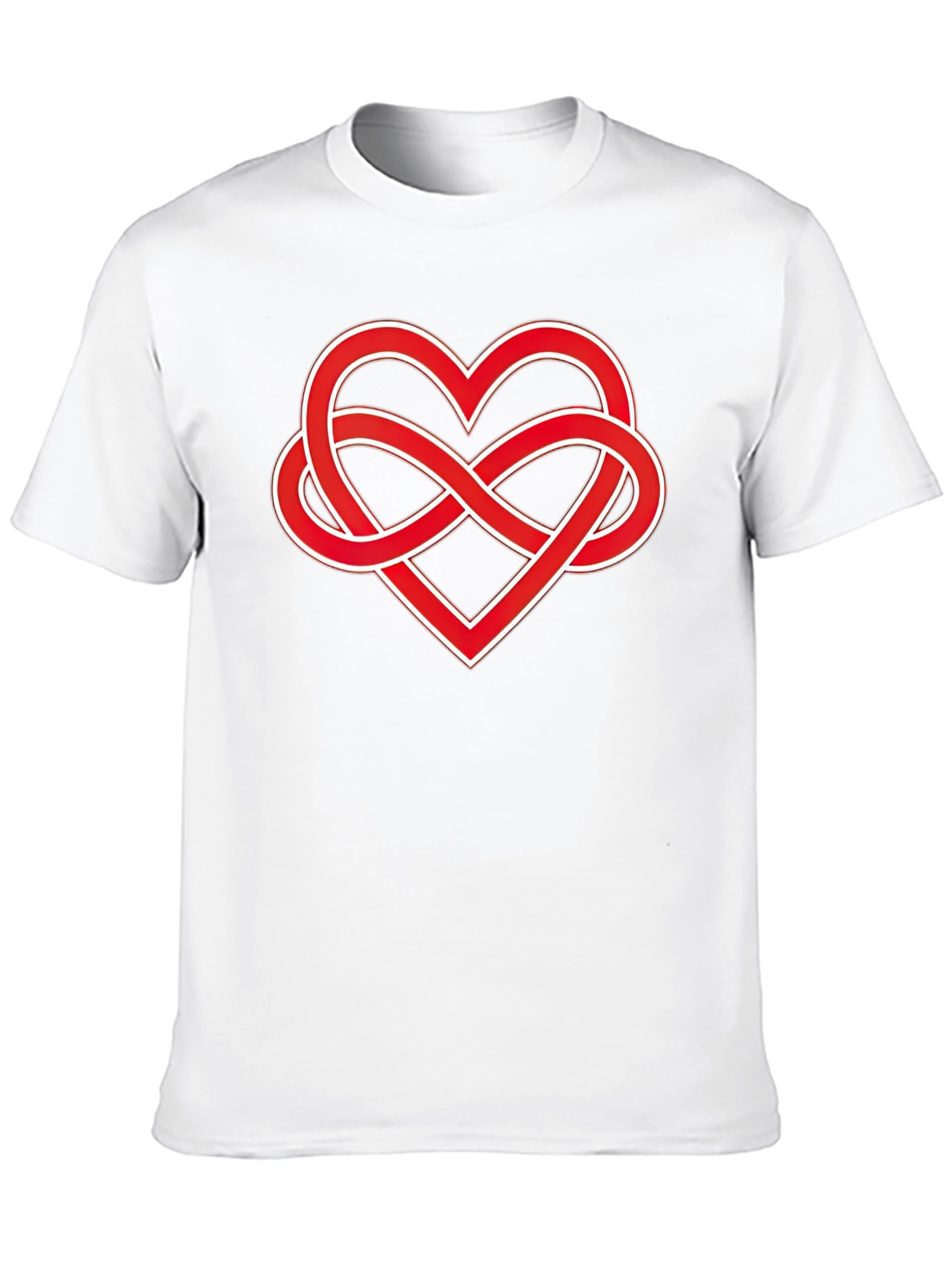 Heart Infinity Knot Graphic Tee