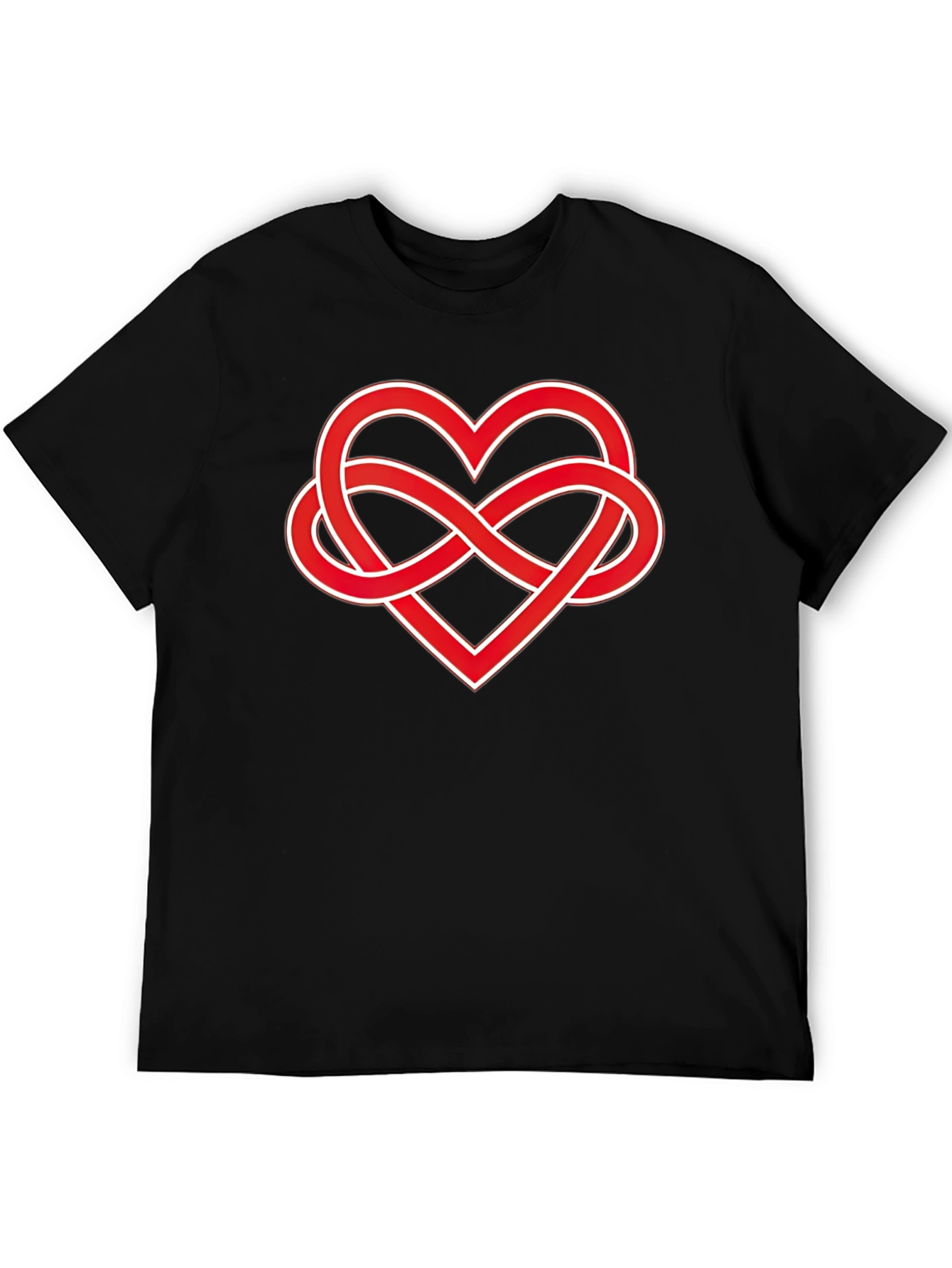 Heart Infinity Knot Graphic Tee