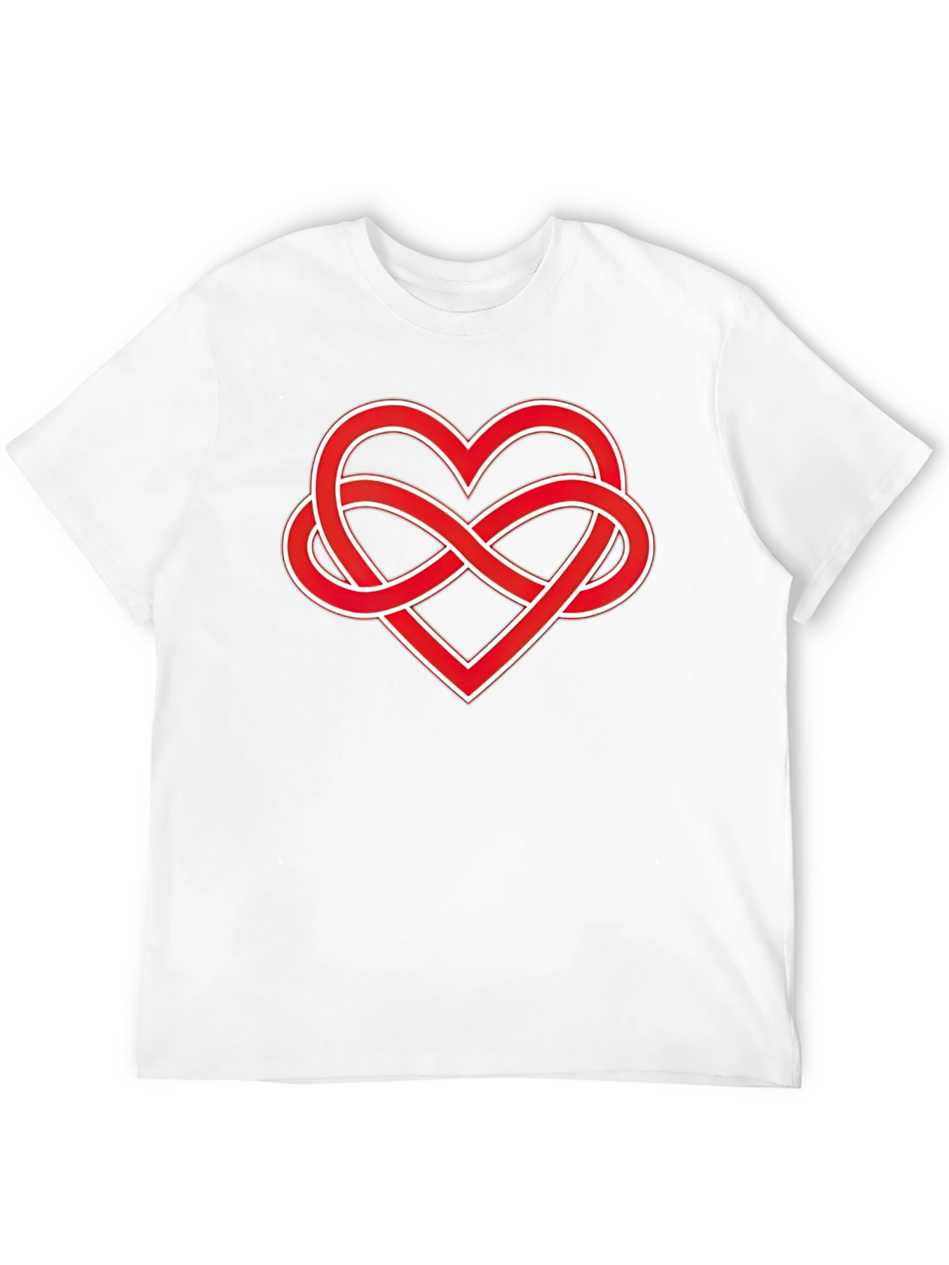 Heart Infinity Knot Graphic Tee