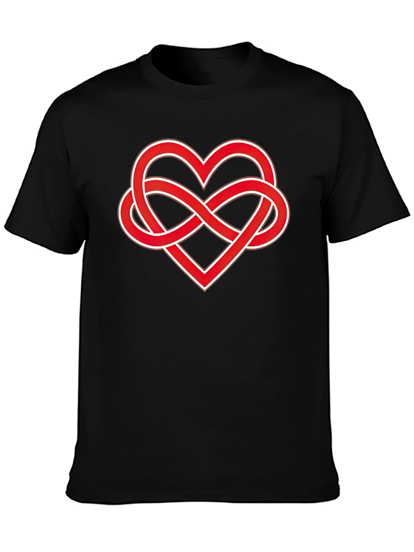 Heart Infinity Knot Graphic Tee