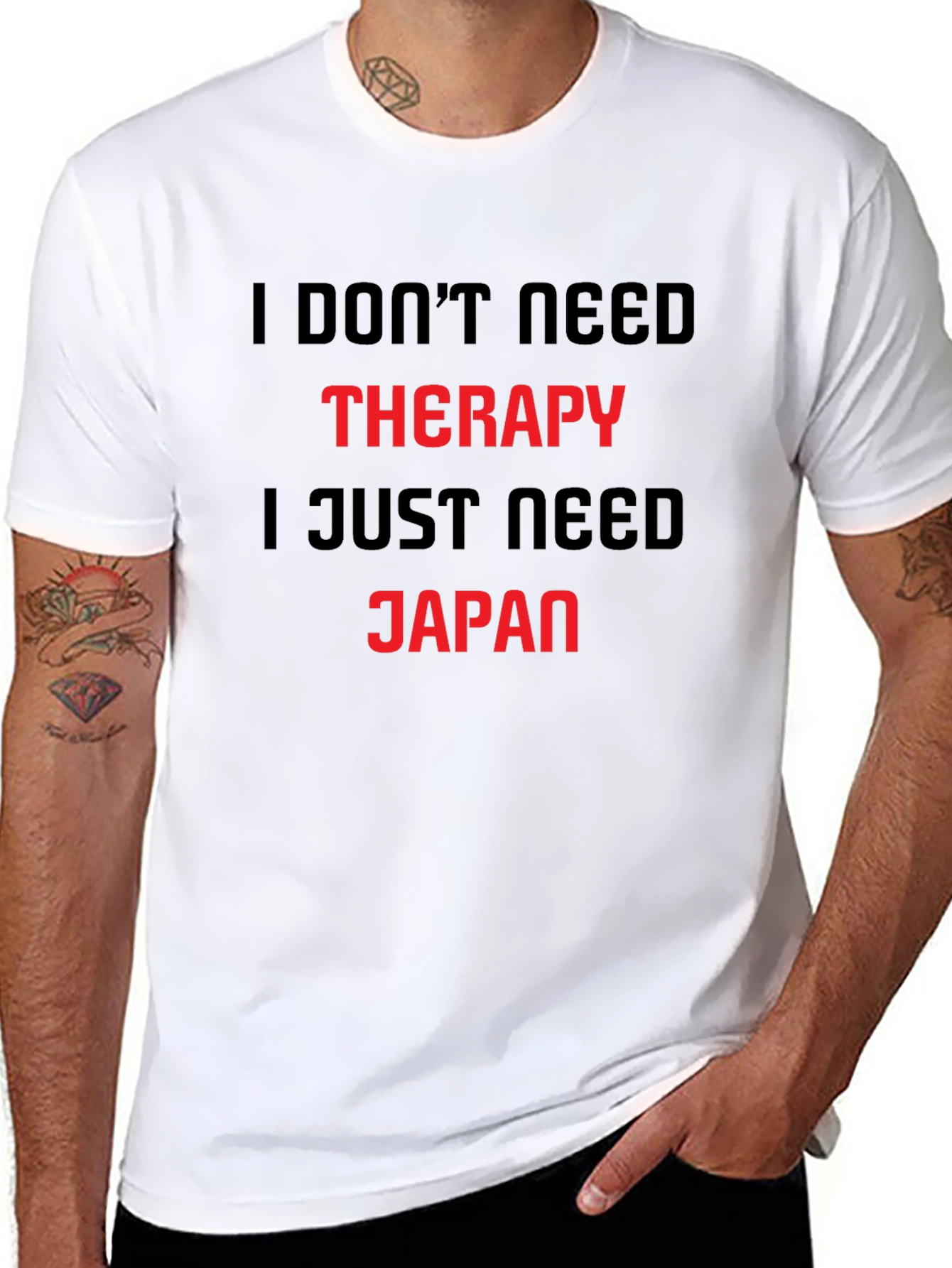 I Dont Need Therapy Japan Graphic Tee