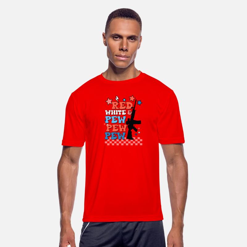 4th of july Red white pew pew