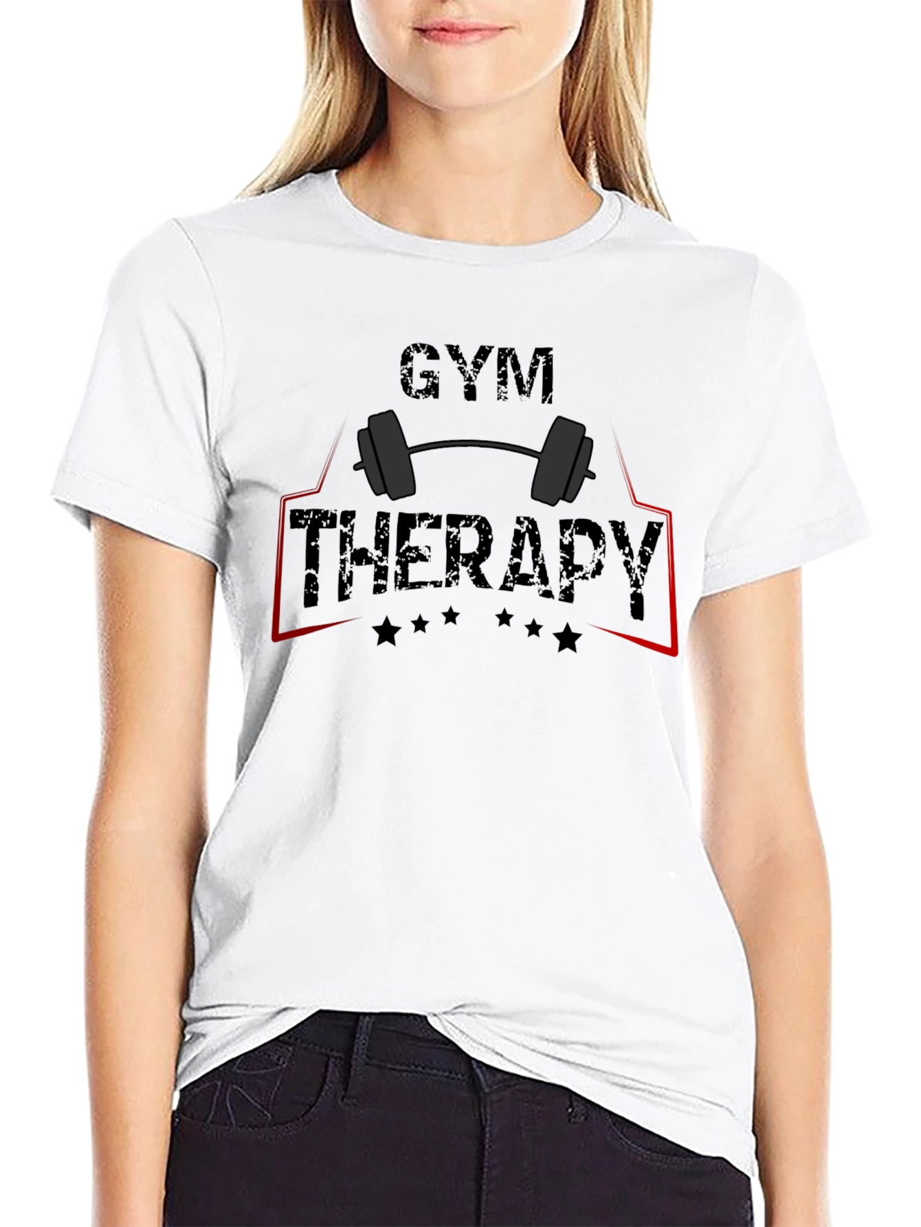 Gym Therapy Graphic Tee - Workout Motivation Shirt