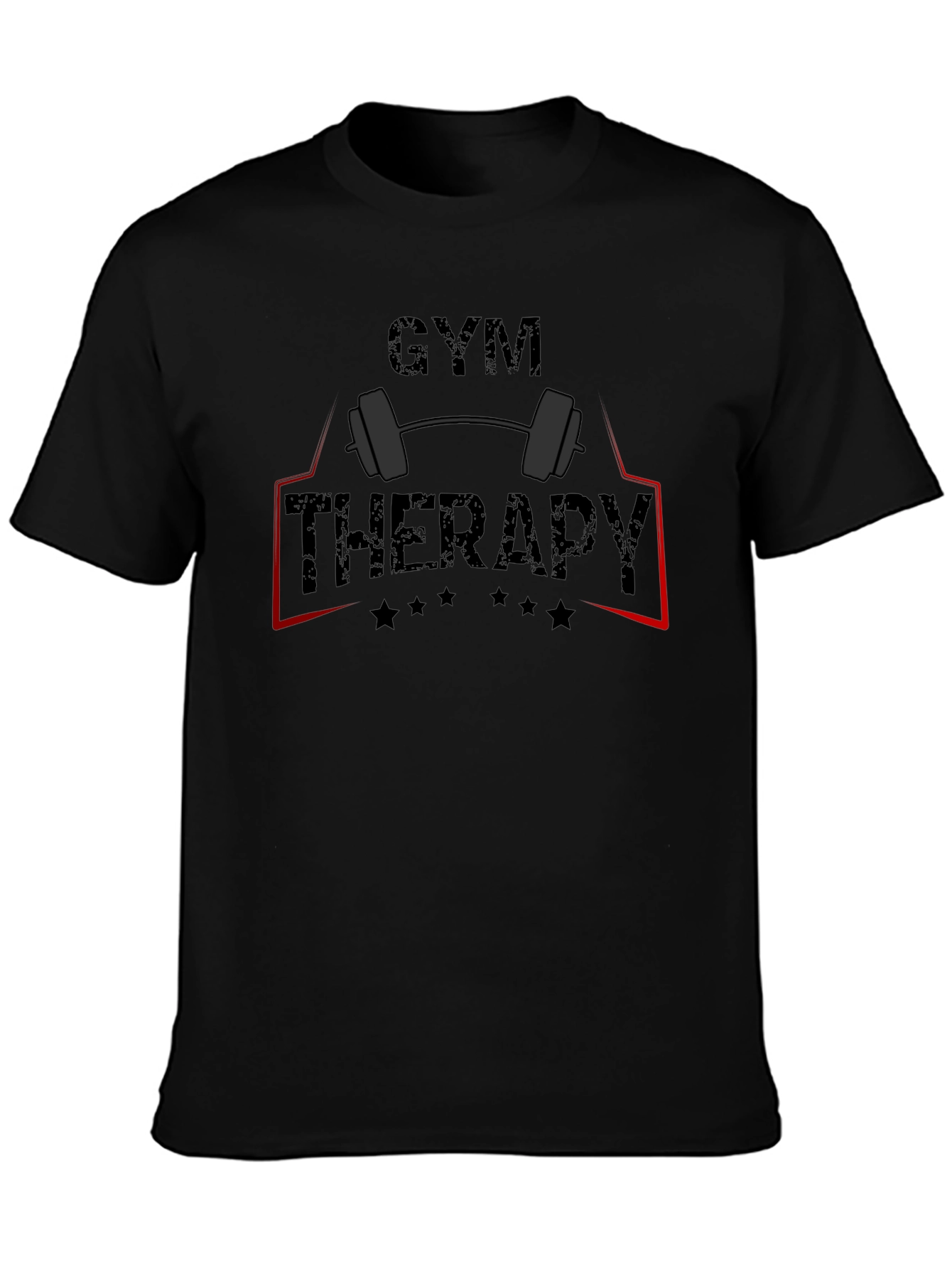 Gym Therapy Graphic Tee - Workout Motivation Shirt