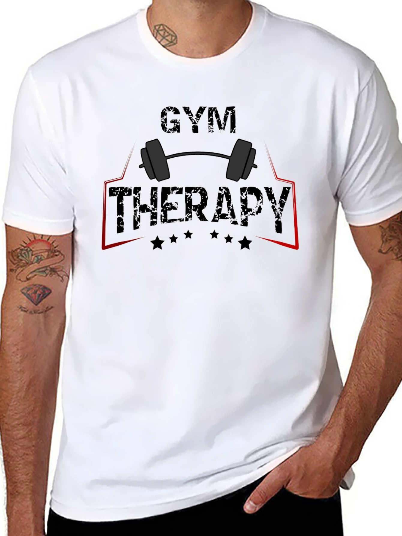 Gym Therapy Graphic Tee - Workout Motivation Shirt