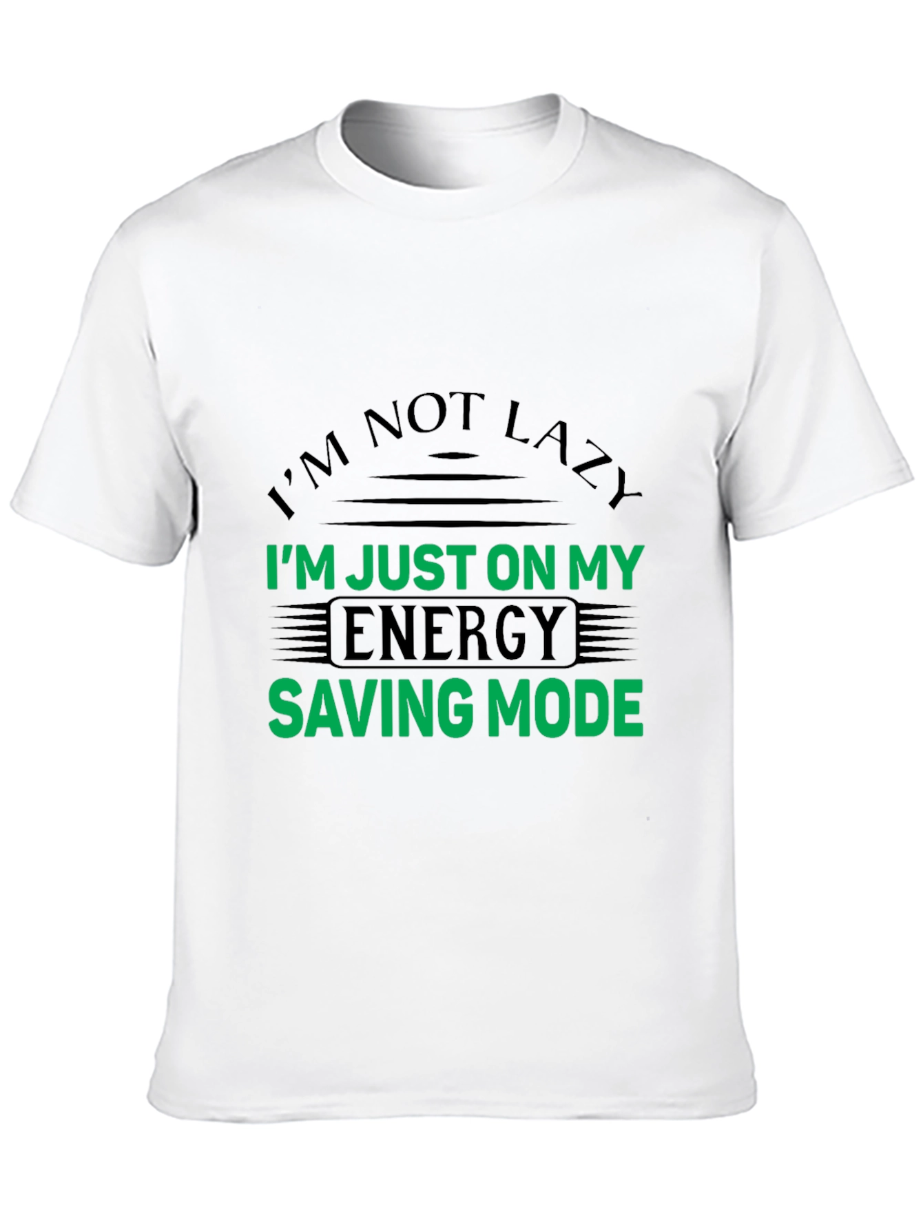Energy Saving Mode Funny T-Shirt