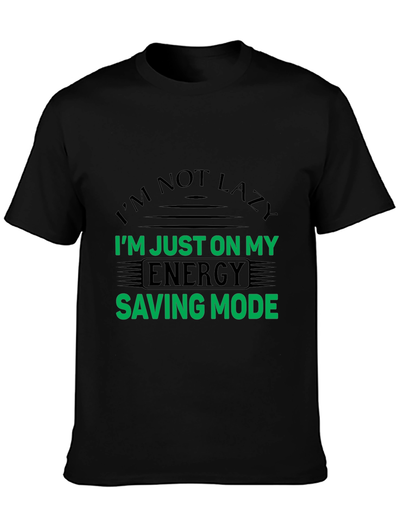 Energy Saving Mode Funny T-Shirt