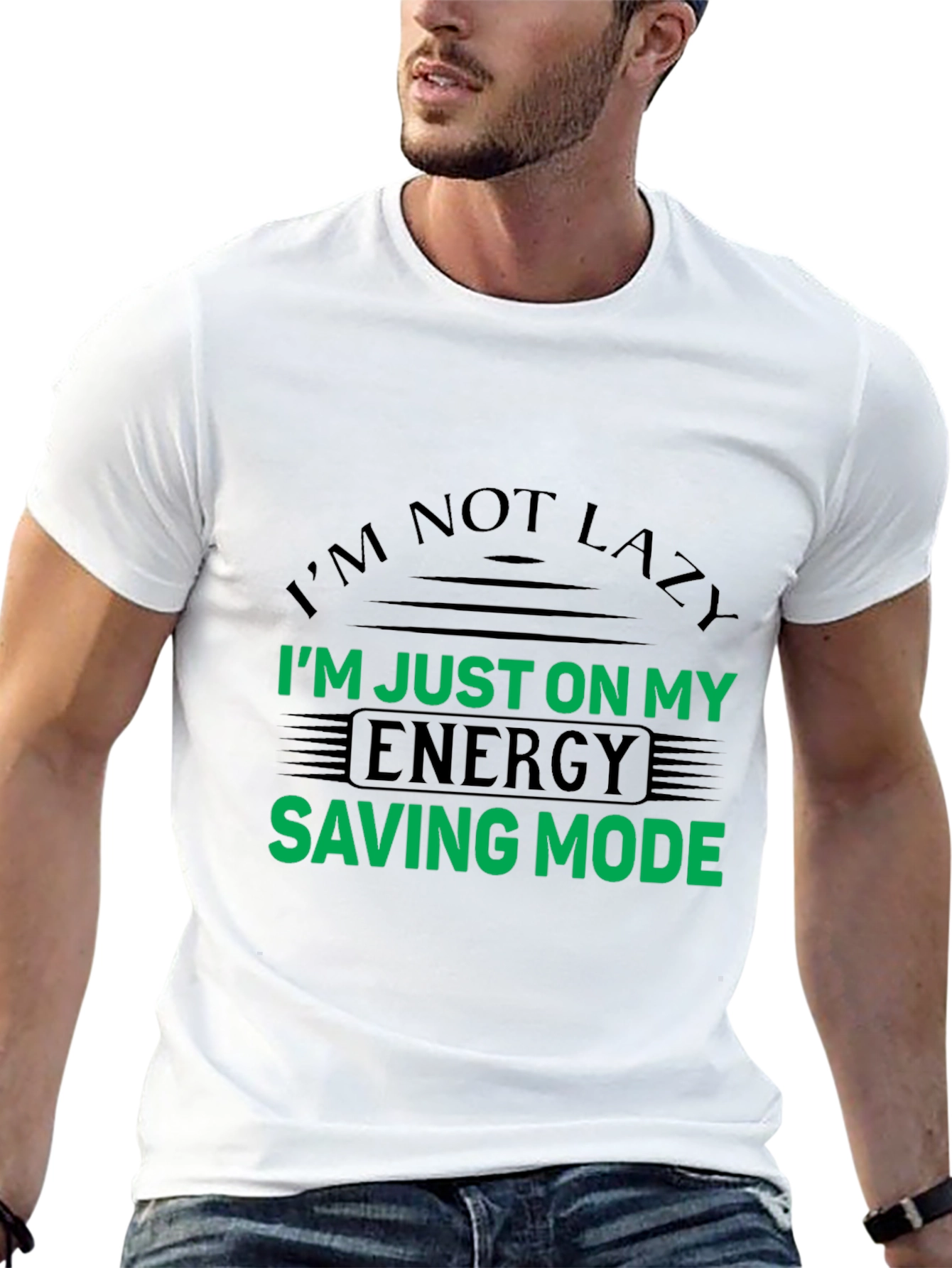 Energy Saving Mode Funny T-Shirt