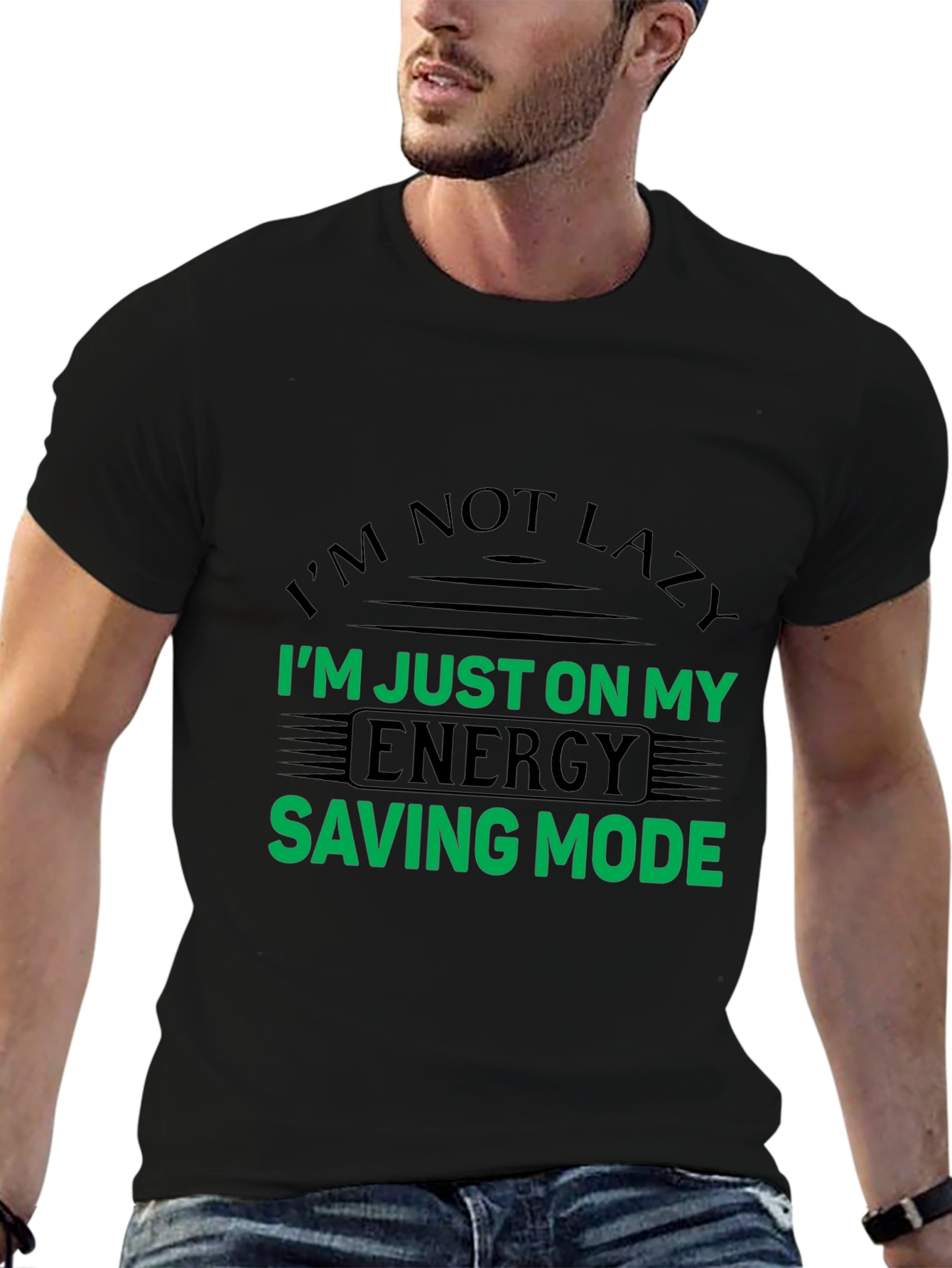 Energy Saving Mode Funny T-Shirt