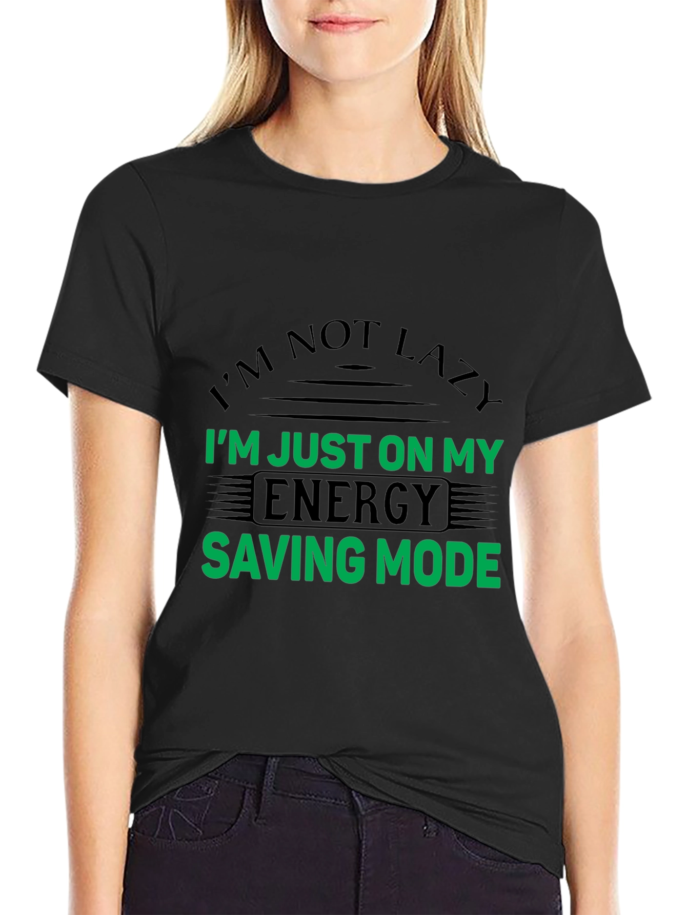 Energy Saving Mode Funny T-Shirt