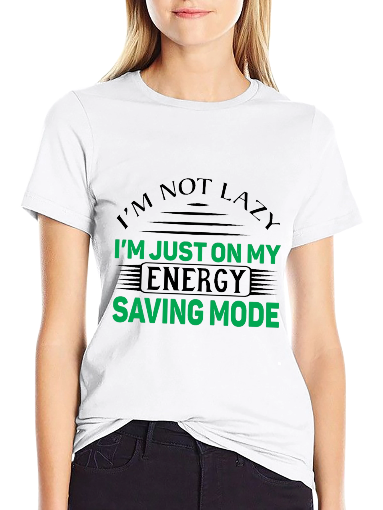 Energy Saving Mode Funny T-Shirt