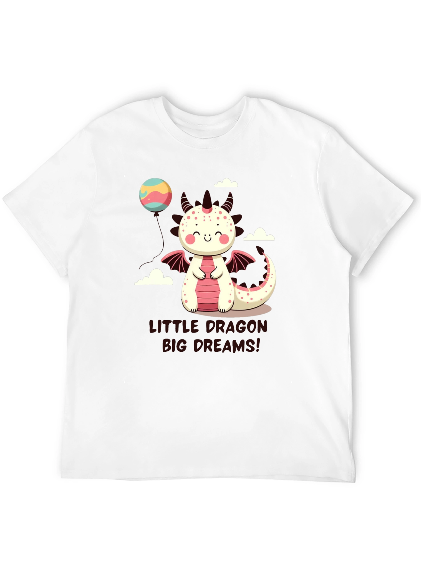 Cute Dragon Graphic Tee - Little Dragon Big Dreams!