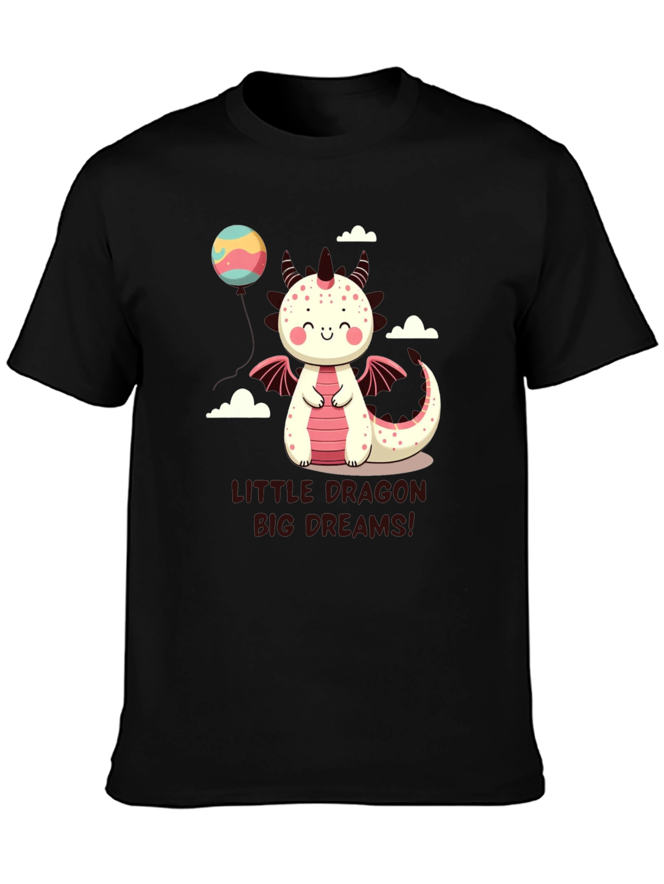 Cute Dragon Graphic Tee - Little Dragon Big Dreams!