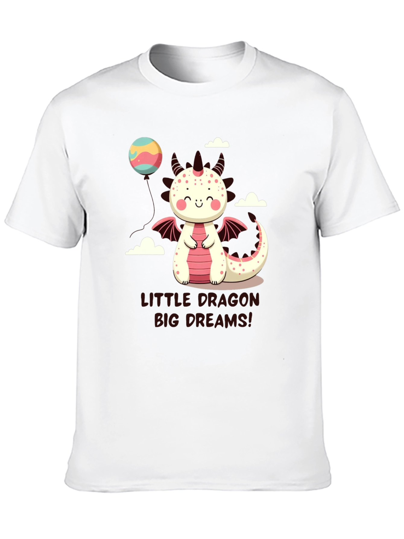Cute Dragon Graphic Tee - Little Dragon Big Dreams!