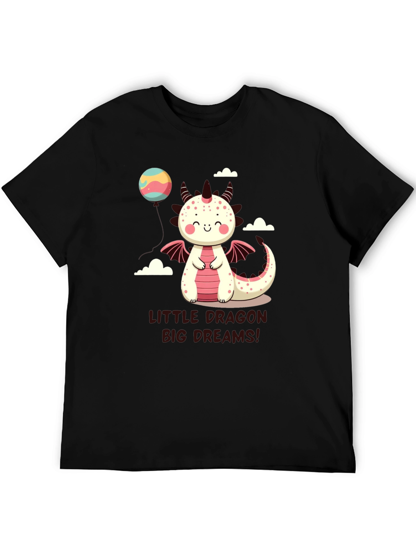 Cute Dragon Graphic Tee - Little Dragon Big Dreams!