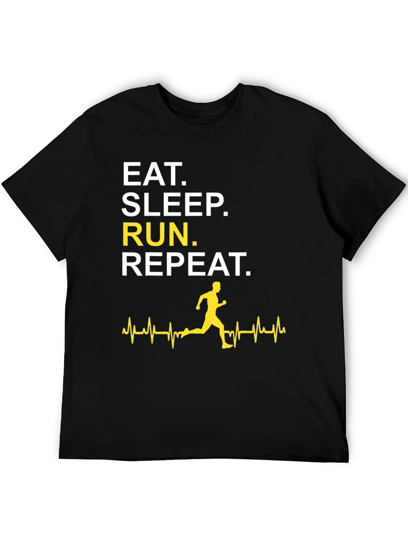 Eat Sleep Run Repeat Graphic Tee - Runners Gift