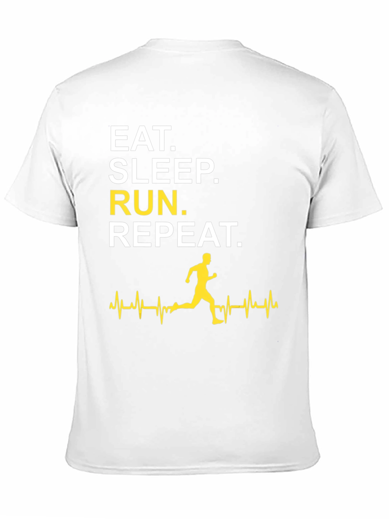 Eat Sleep Run Repeat Graphic Tee - Runners Gift