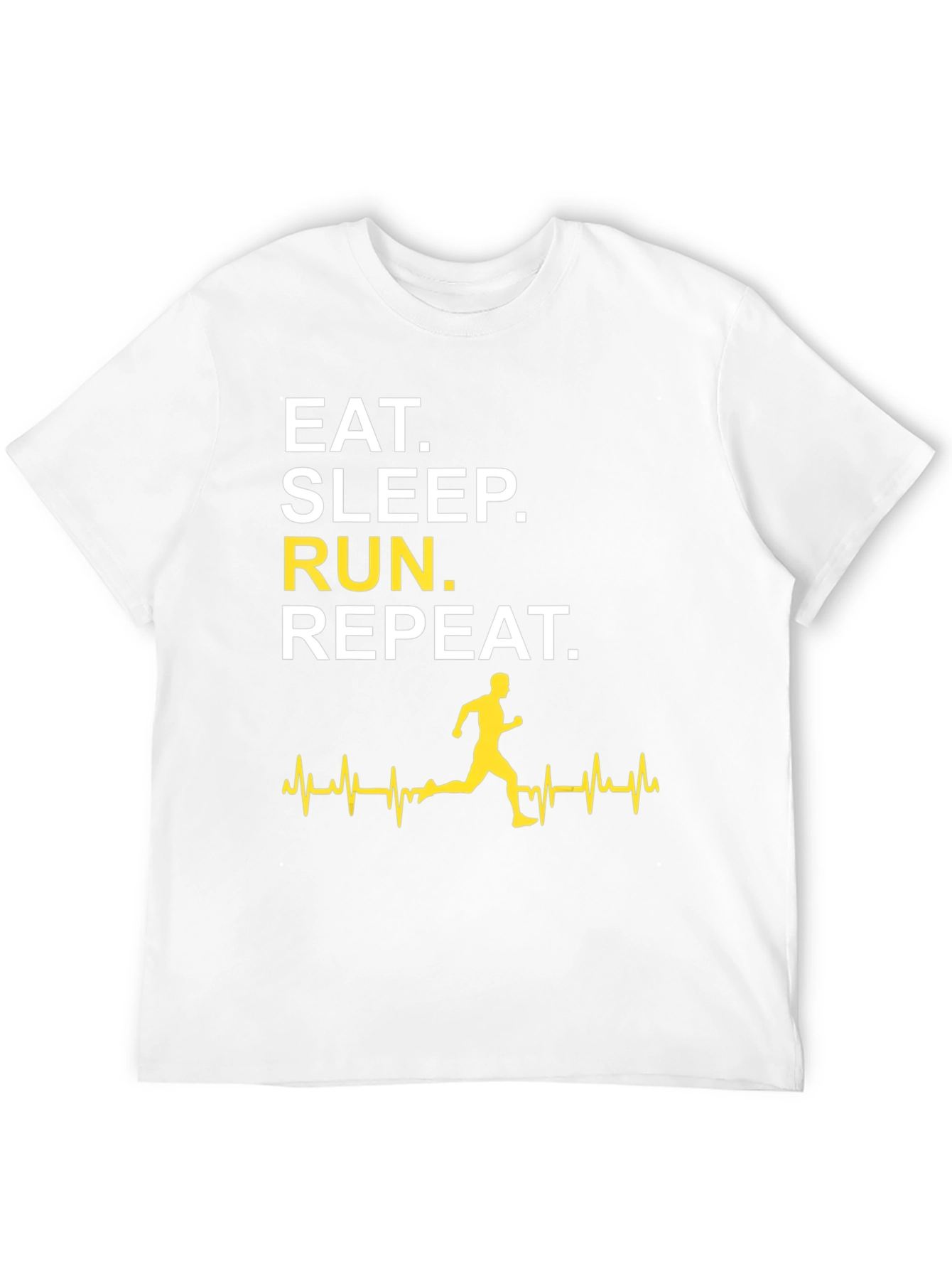 Eat Sleep Run Repeat Graphic Tee - Runners Gift
