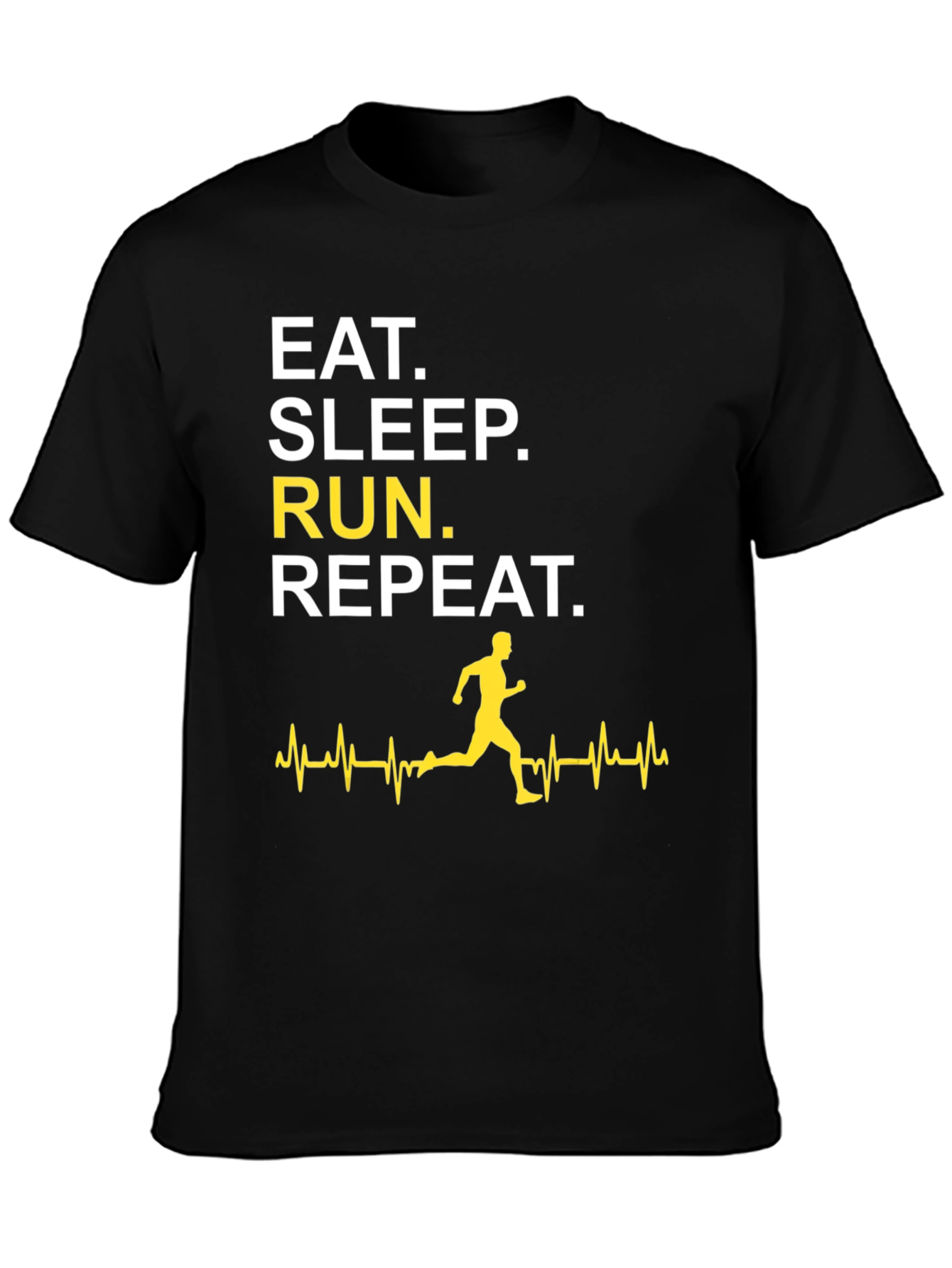 Eat Sleep Run Repeat Graphic Tee - Runners Gift