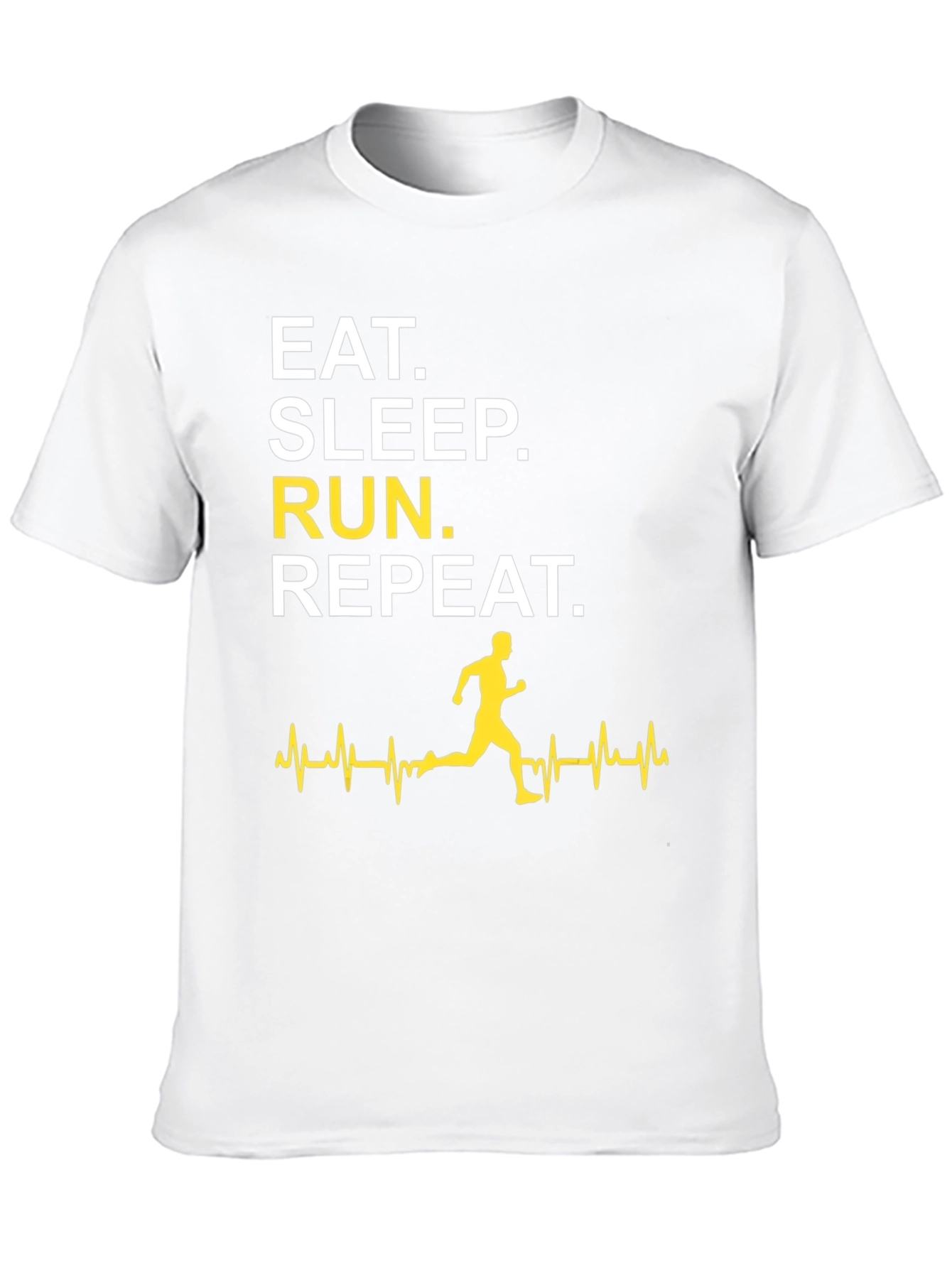 Eat Sleep Run Repeat Graphic Tee - Runners Gift