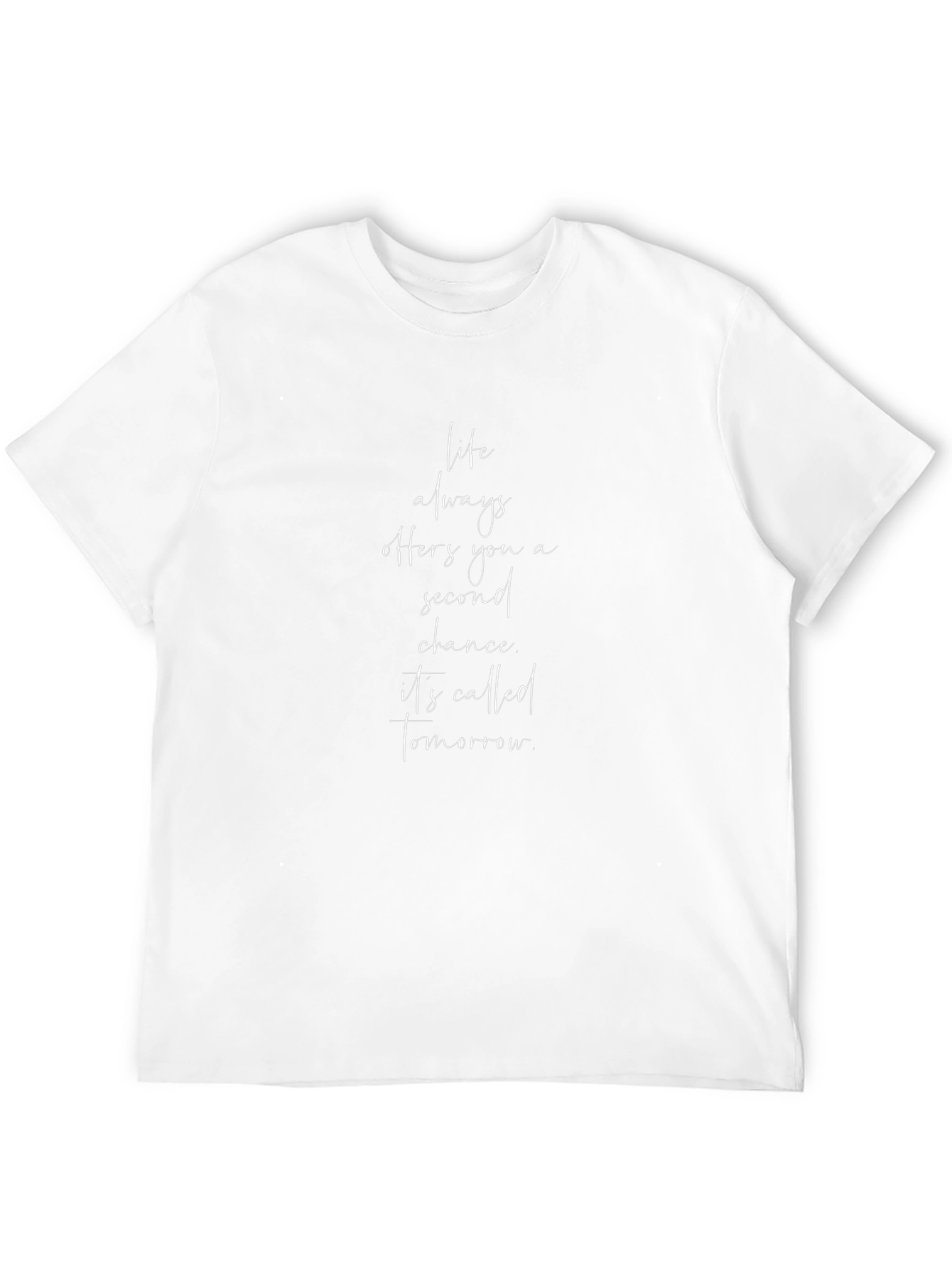 Motivational Graphic T-Shirt - Second Chance Tomorrow