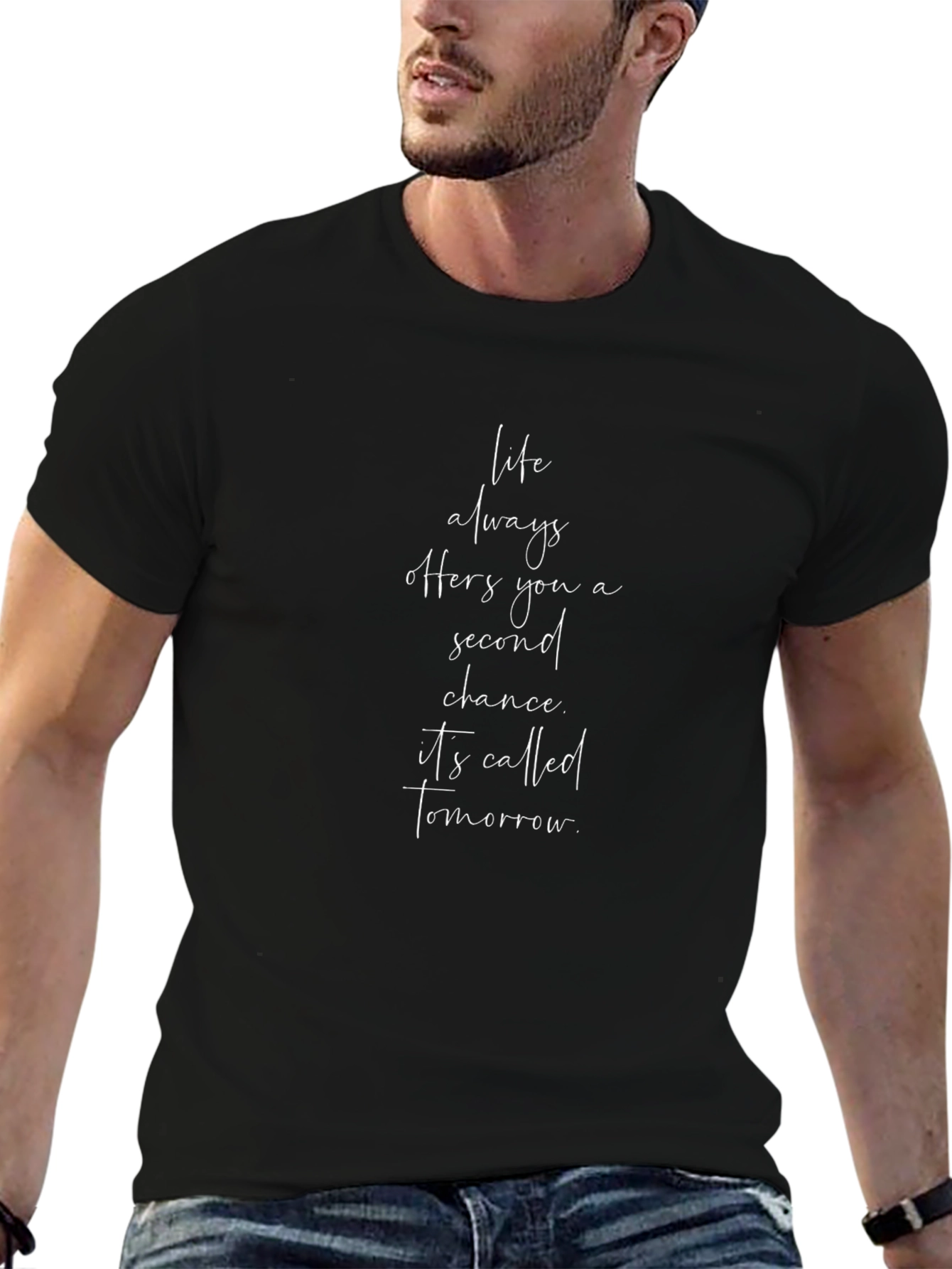 Motivational Graphic T-Shirt - Second Chance Tomorrow
