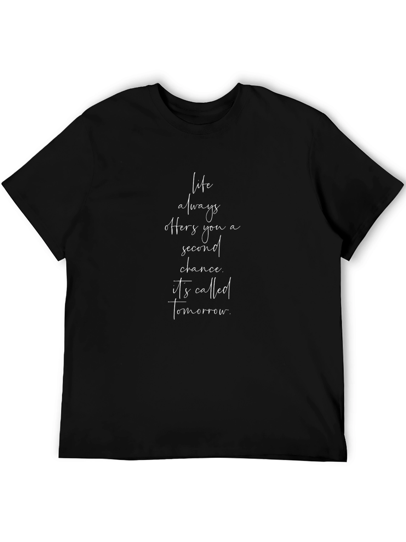 Motivational Graphic T-Shirt - Second Chance Tomorrow