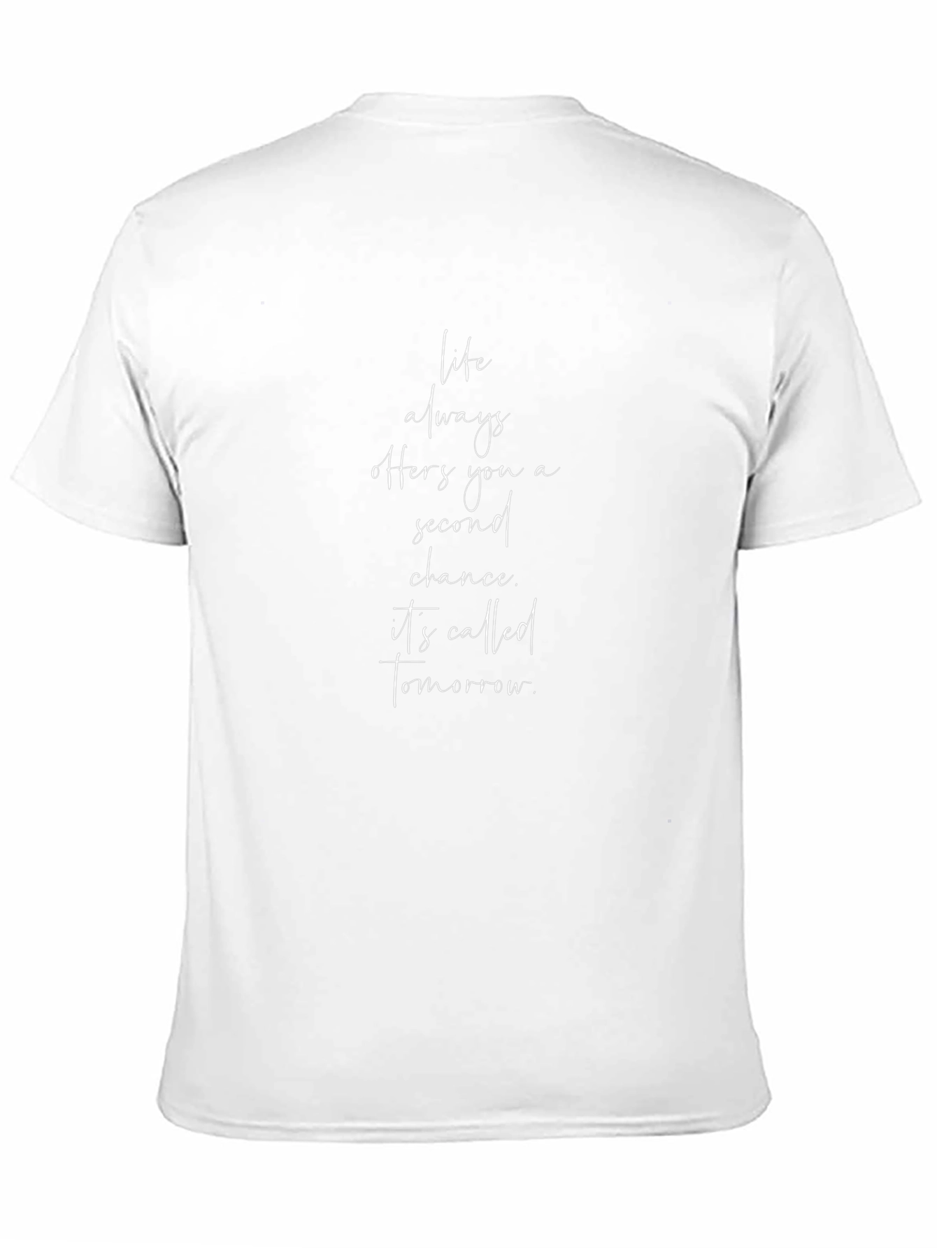 Motivational Graphic T-Shirt - Second Chance Tomorrow